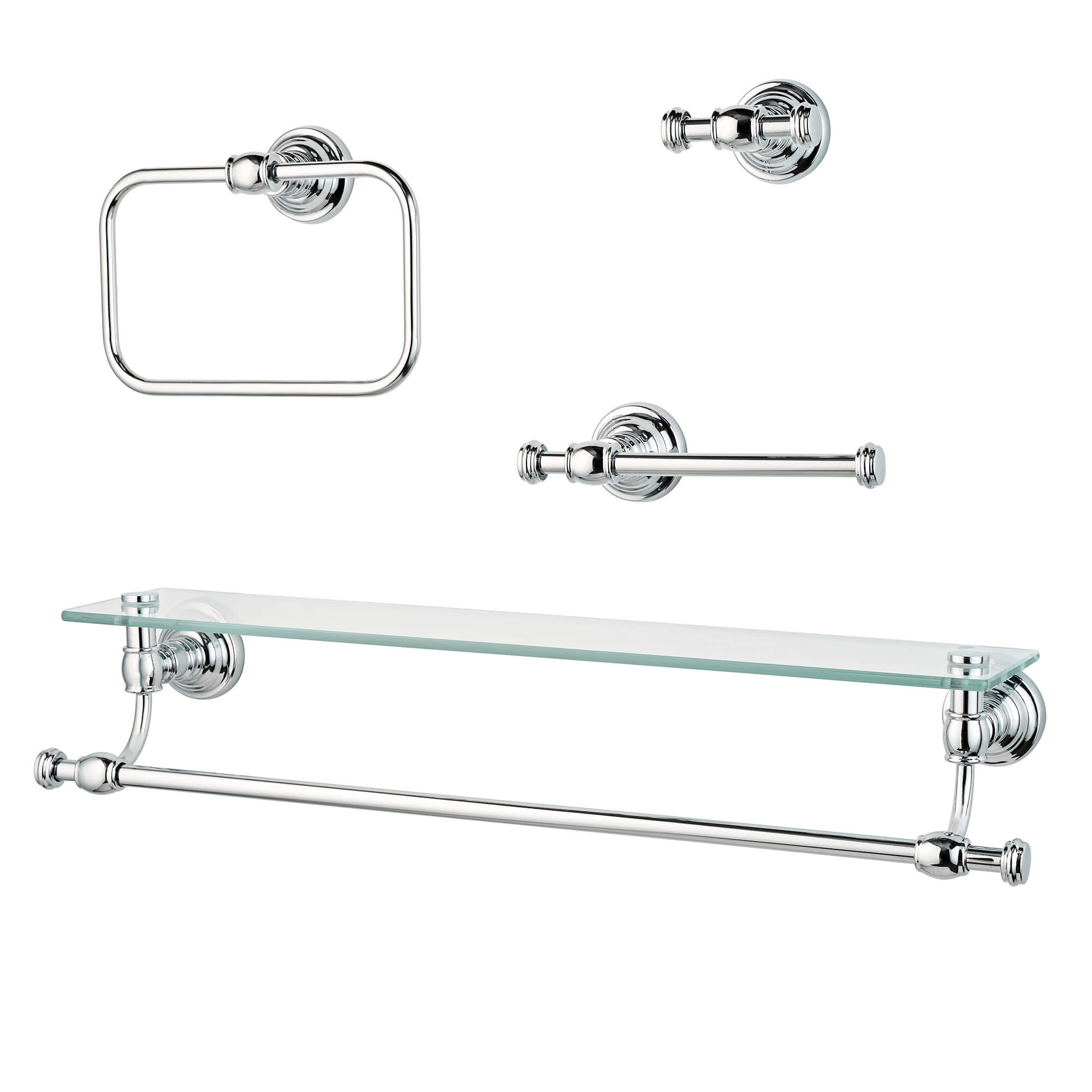 Regency 4‑Piece Set Wall Hardware