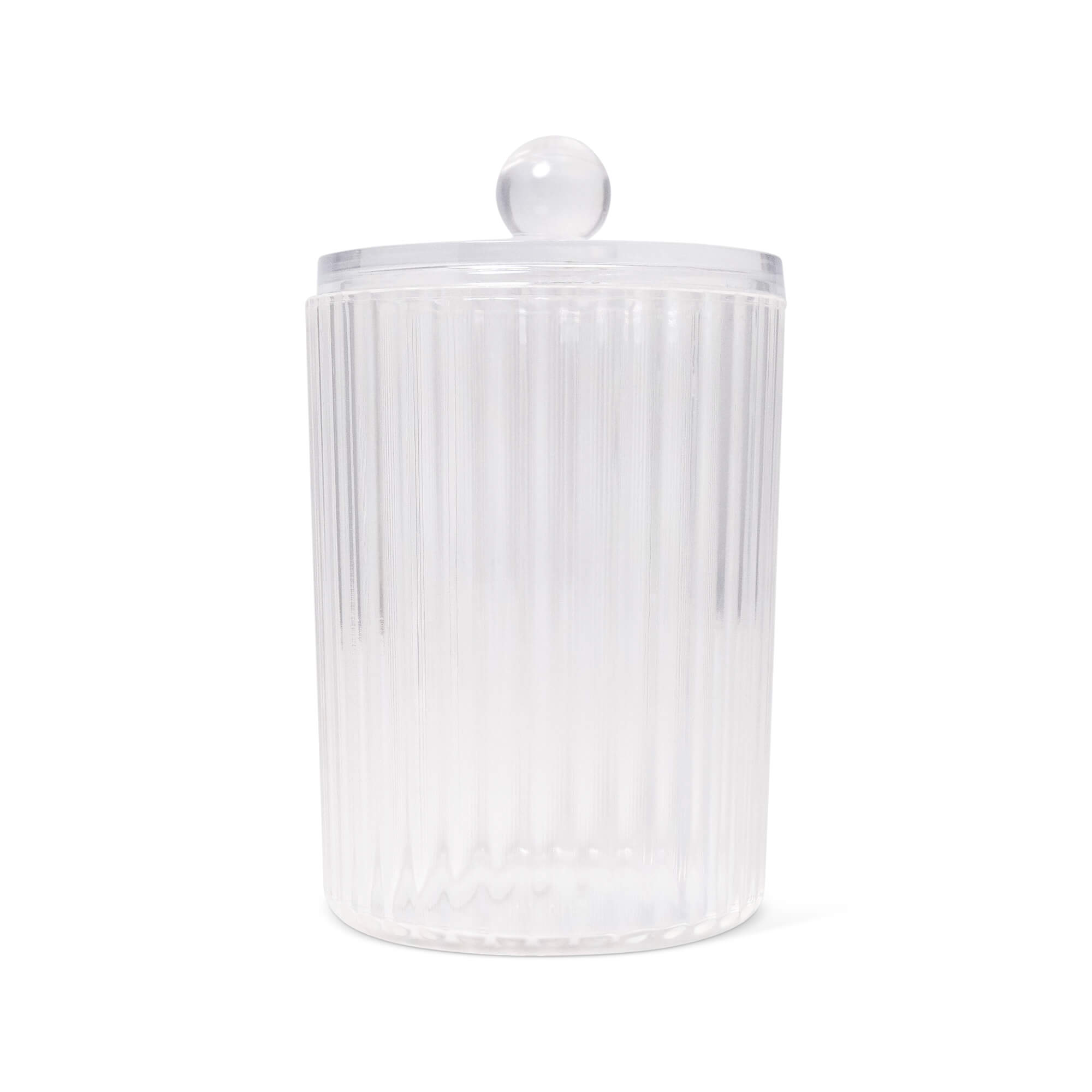 Halo Cotton Jar with Fluted Accent