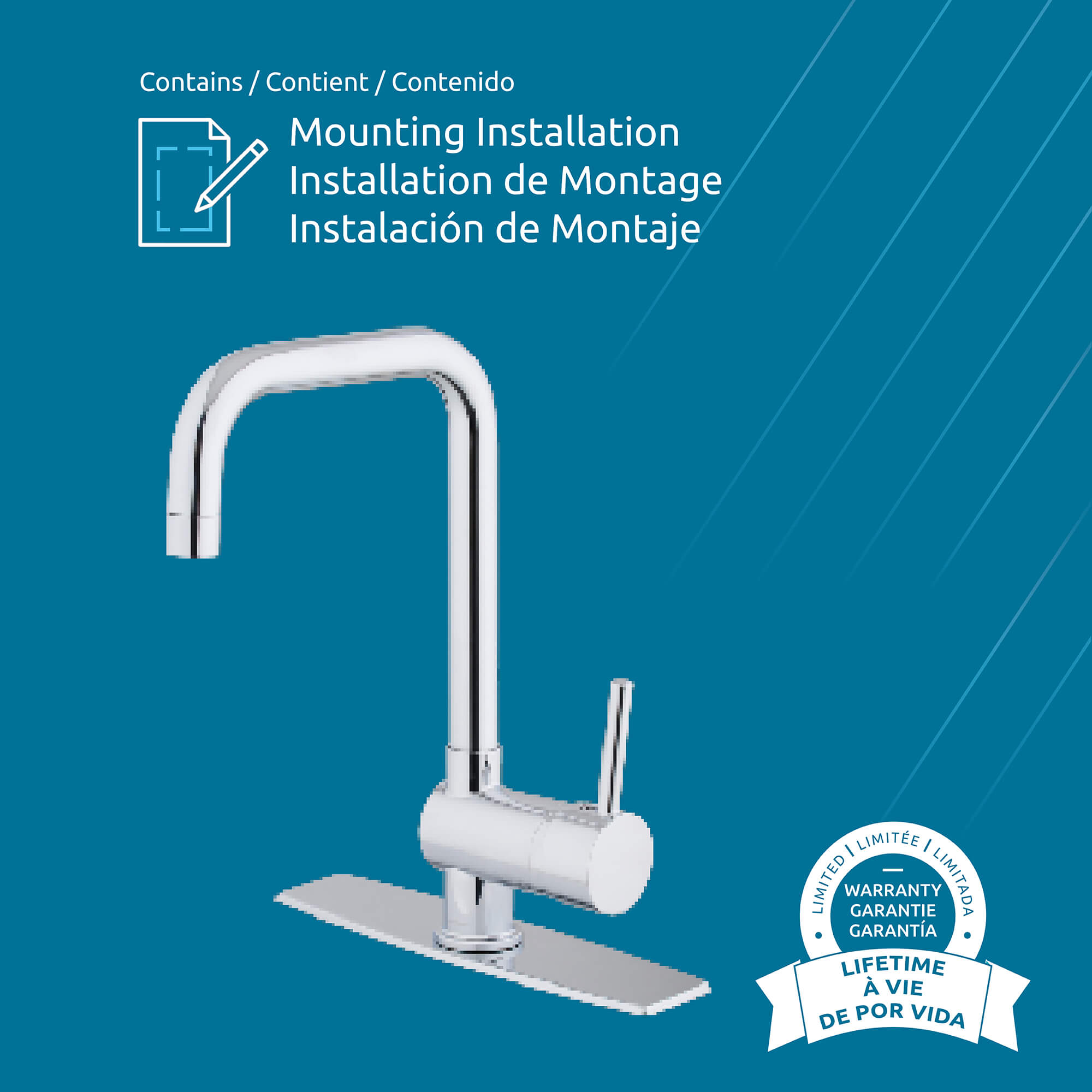 Moses 1‑Handle Kitchen Faucet