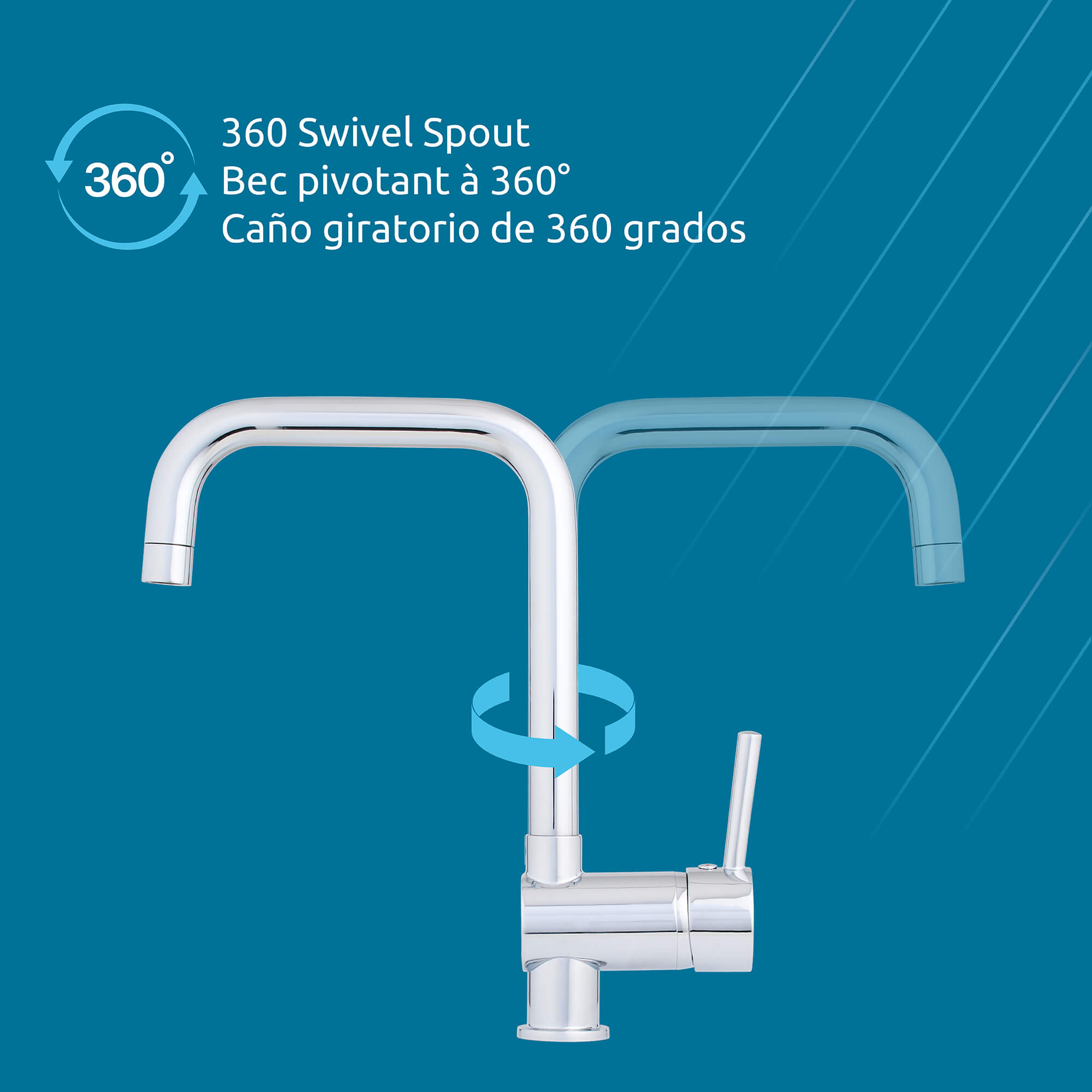 Moses 1‑Handle Kitchen Faucet