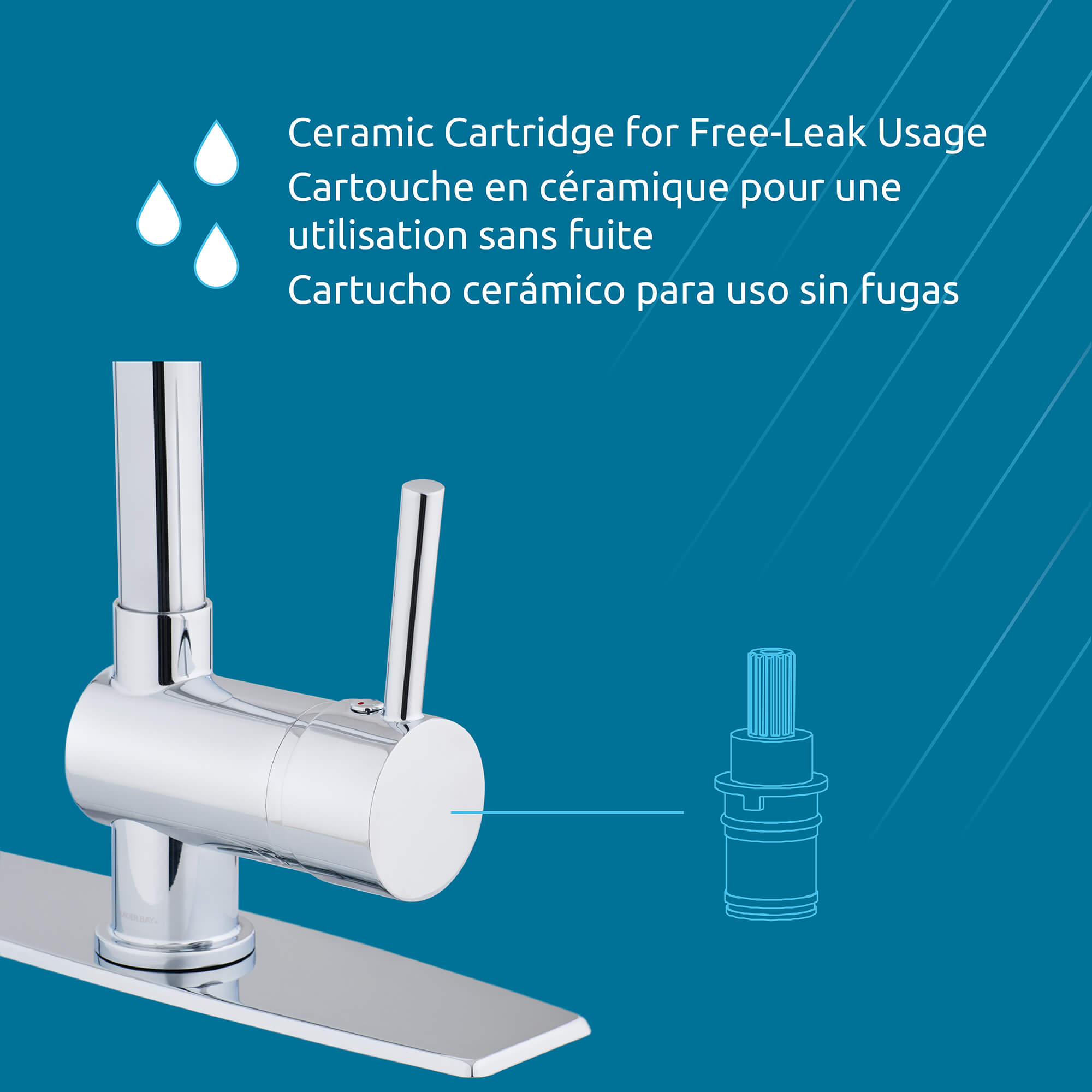 Moses 1‑Handle Kitchen Faucet