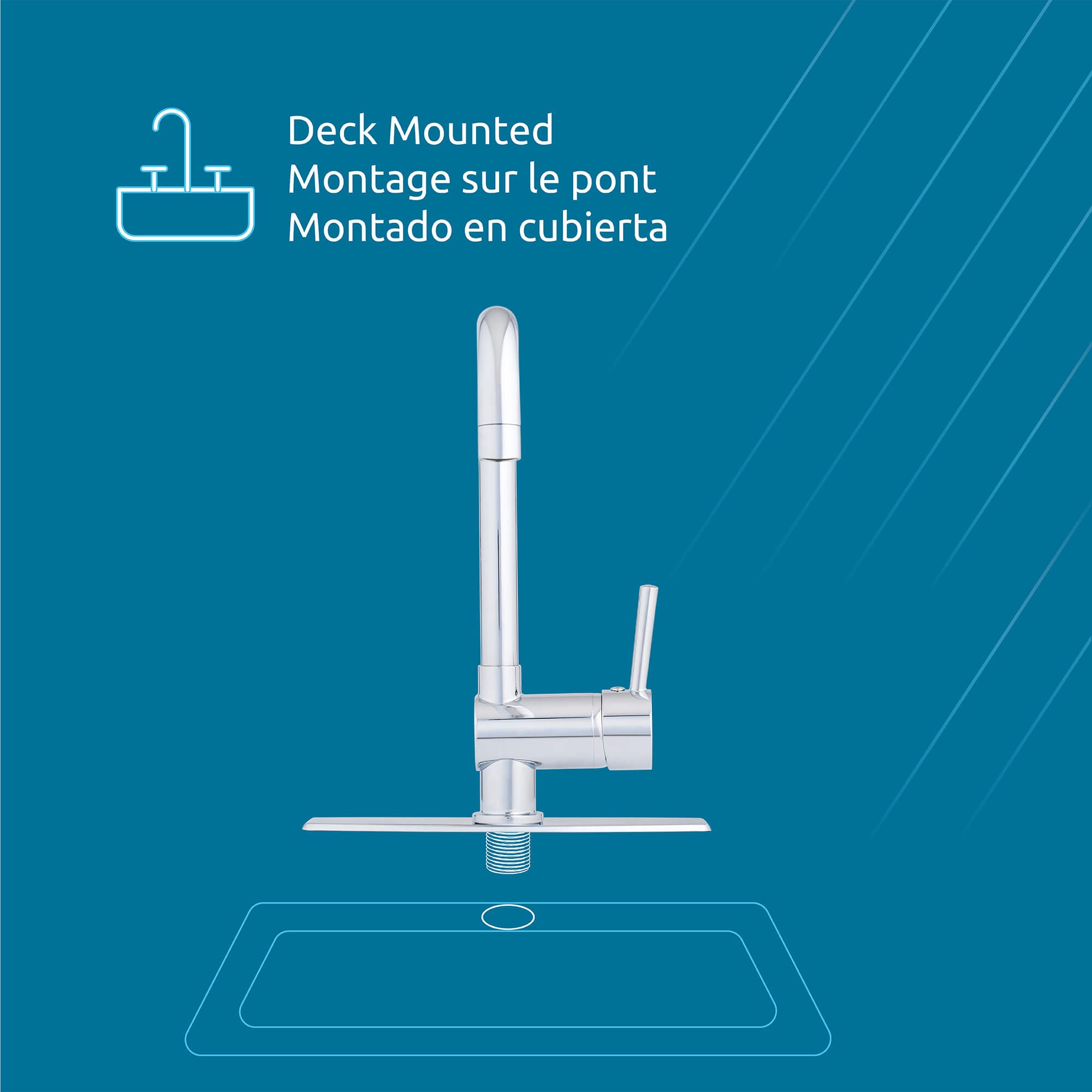 Moses 1‑Handle Kitchen Faucet