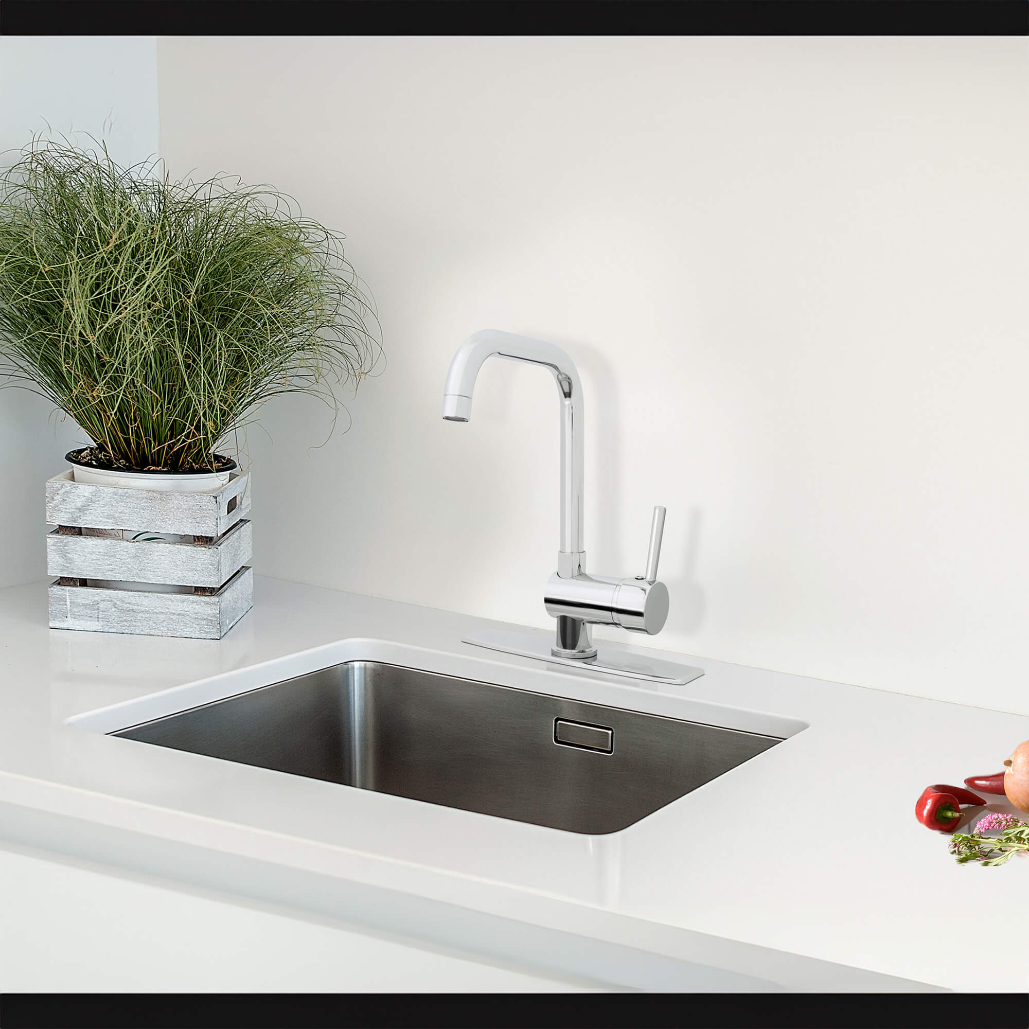 Moses 1‑Handle Kitchen Faucet