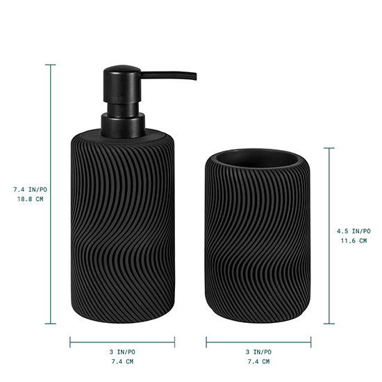 Juego de accesorios de baño RIBELLE