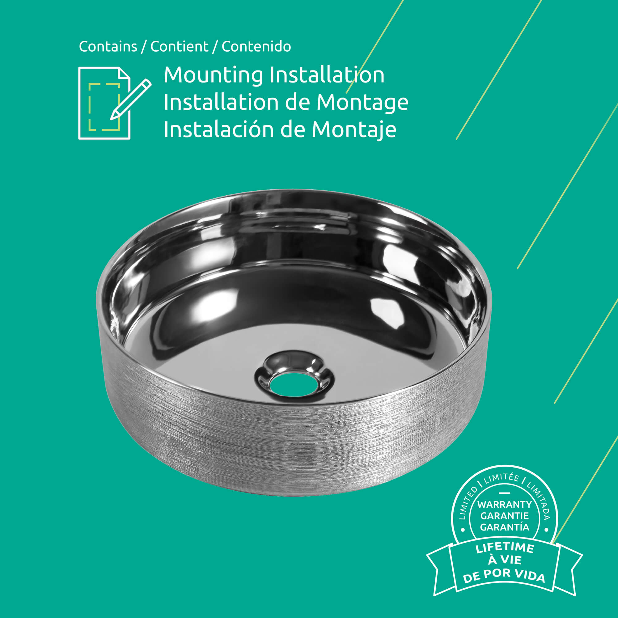 Neuss Round Ceramic Basin