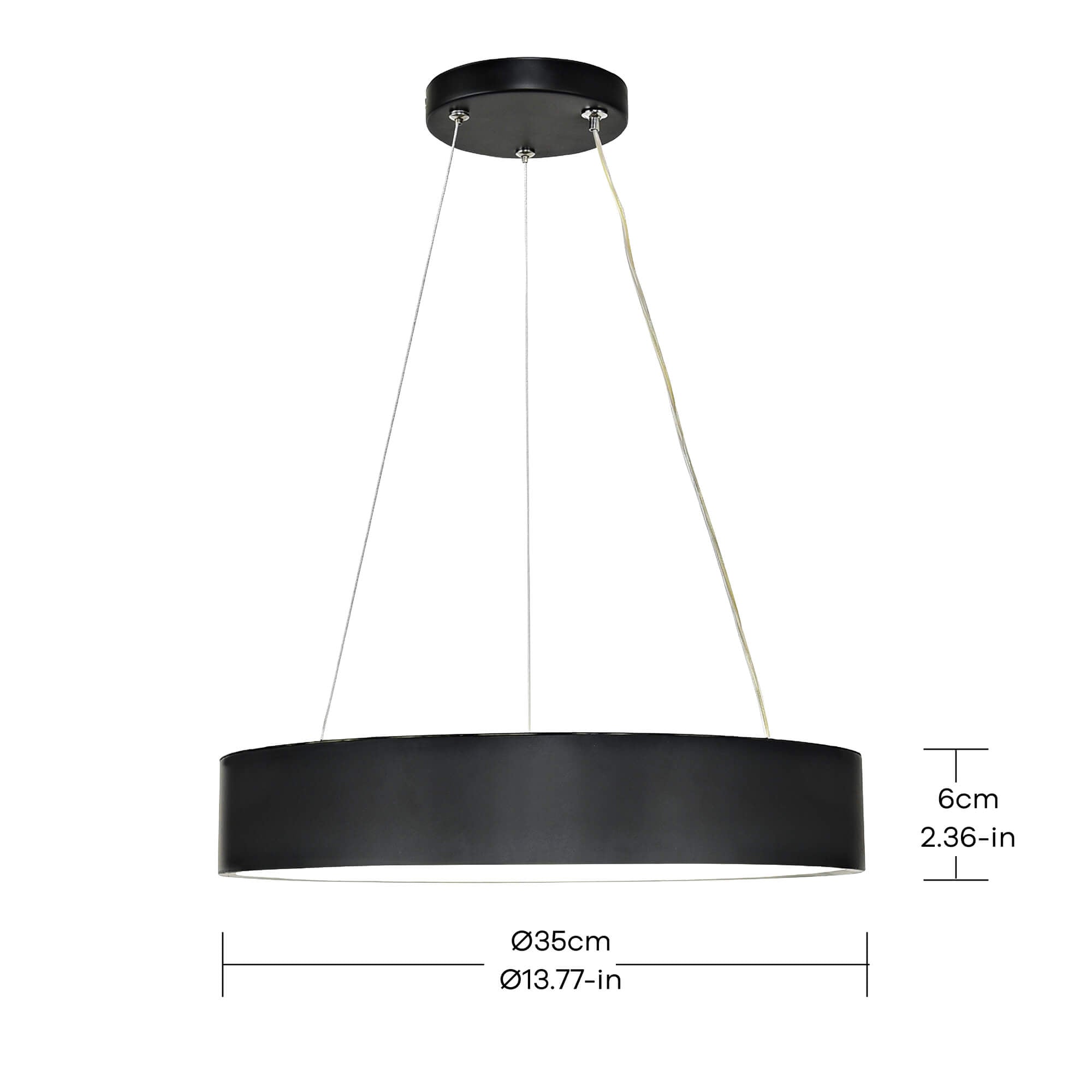 Alida 1-Light LED Chandelier