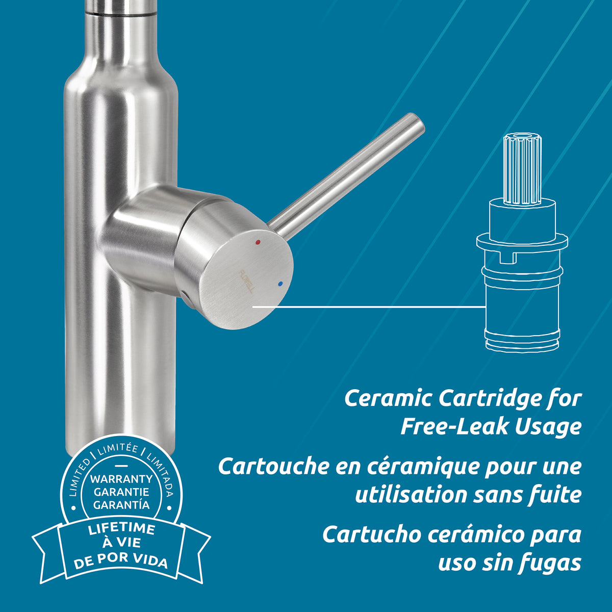 Aline 1-Handle Kitchen Faucet