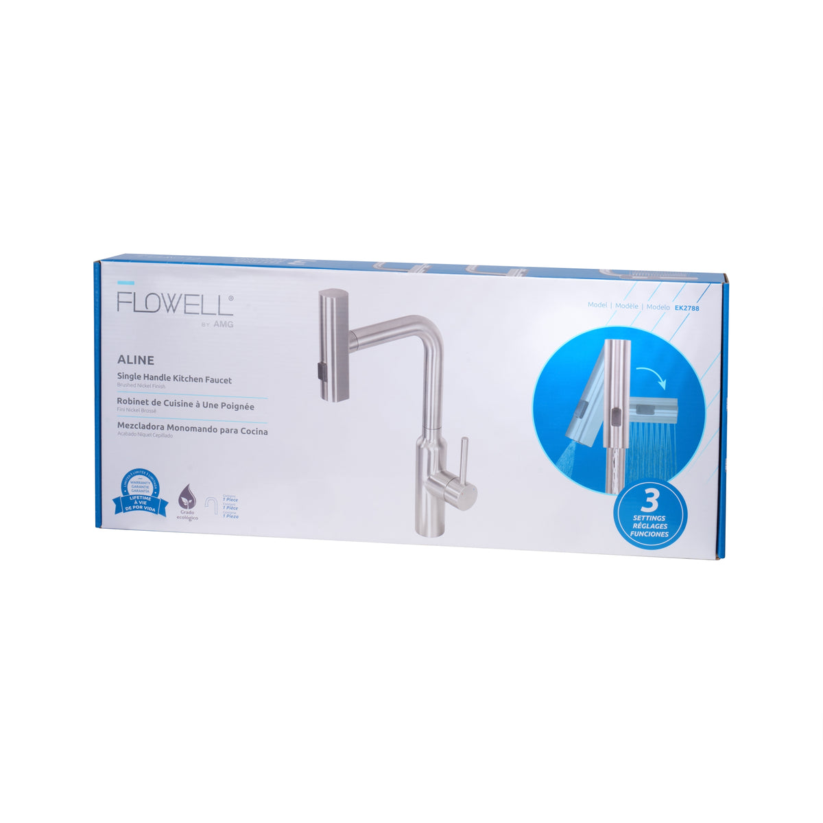 Aline 1-Handle Kitchen Faucet