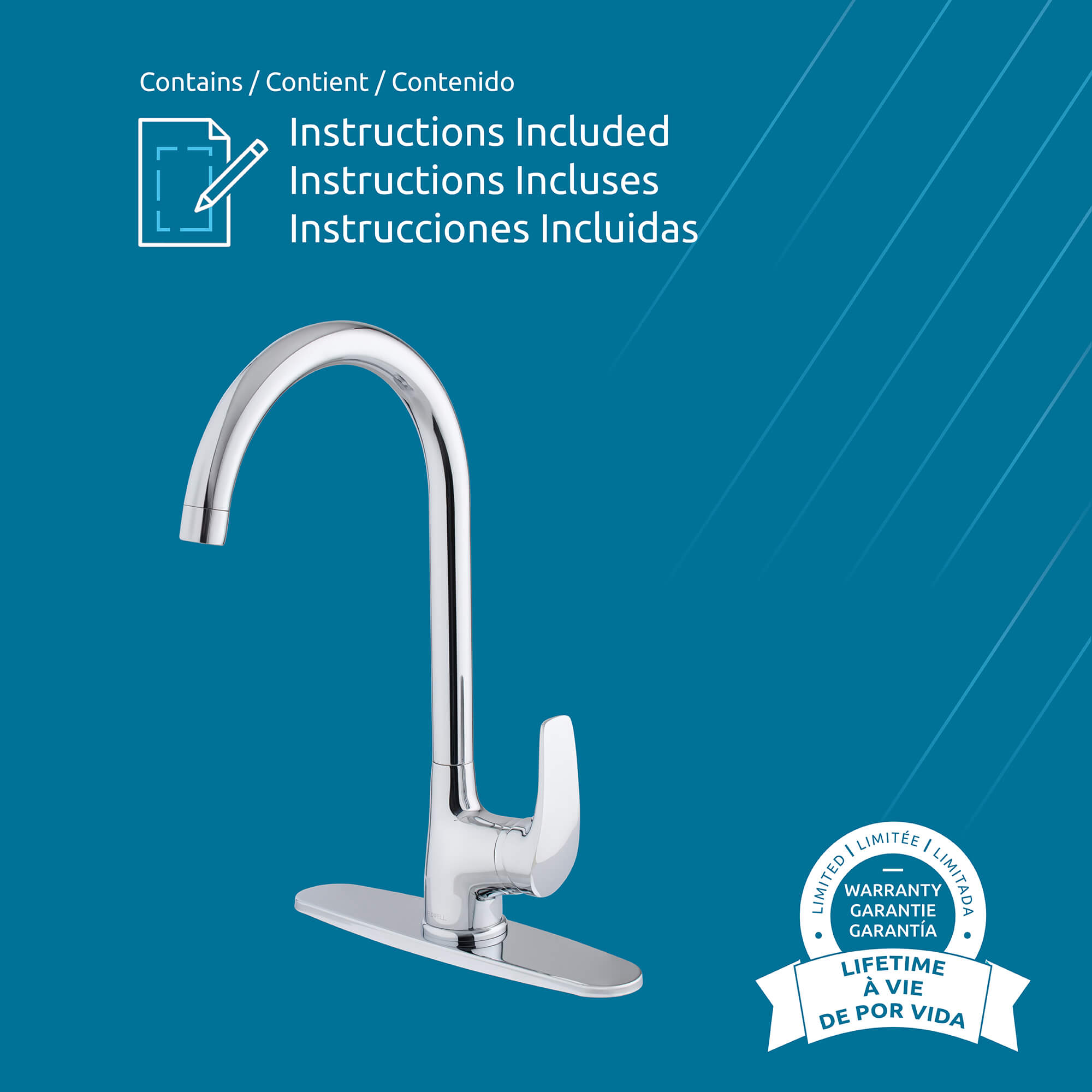 Tremont Centerset 1‑Handle Kitchen Faucet