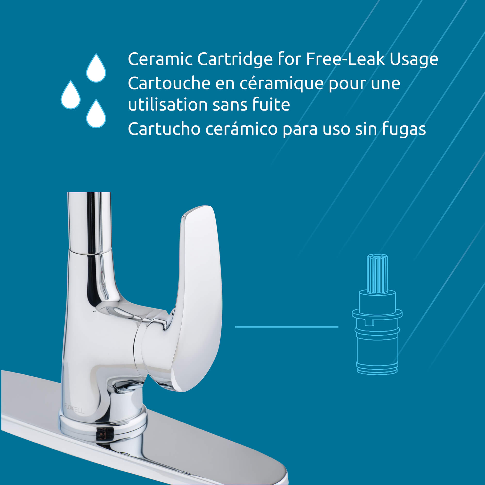 Tremont Centerset 1‑Handle Kitchen Faucet