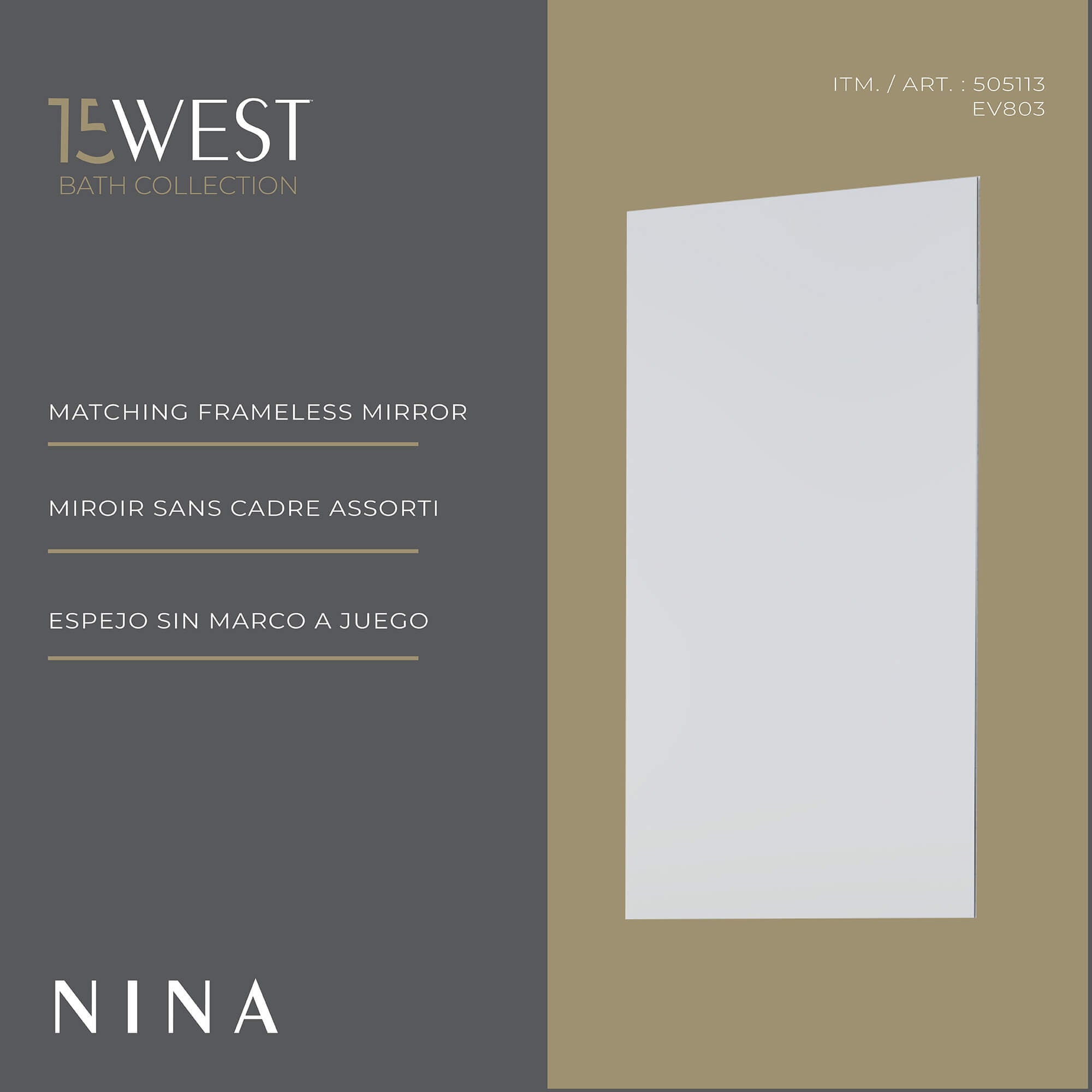 Nina Freestanding Vanity