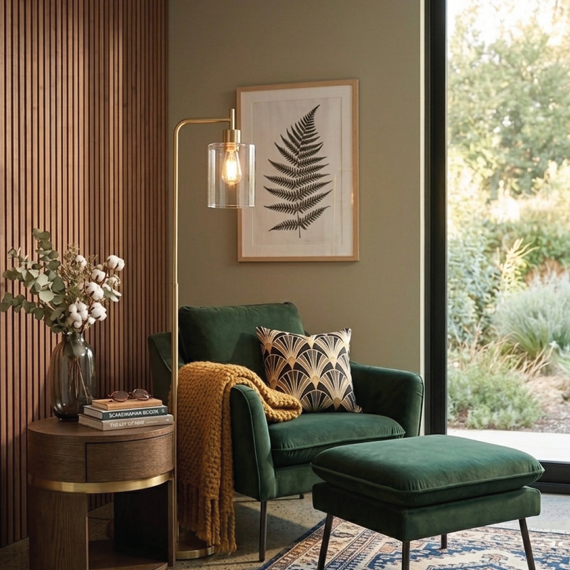 Liza 1-Light Arched Floor Lamp