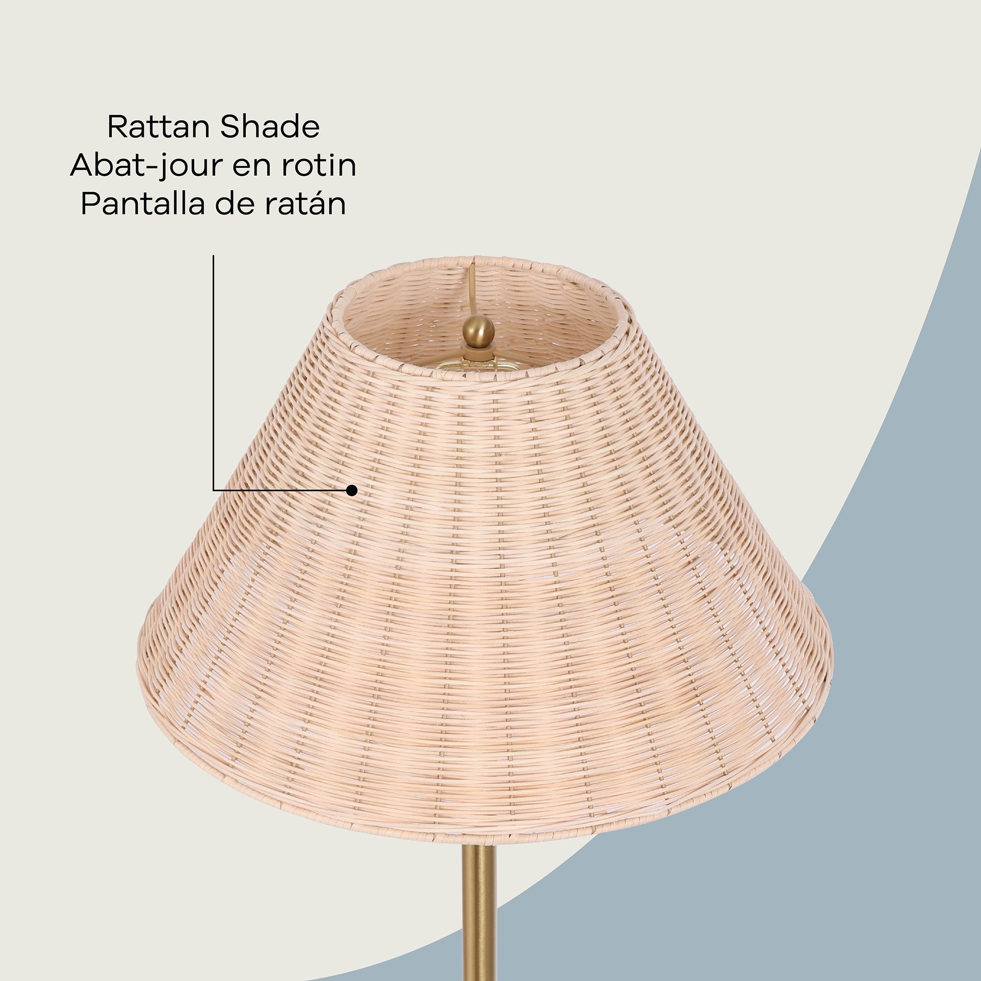 Bali 1-Light Floor Lamp