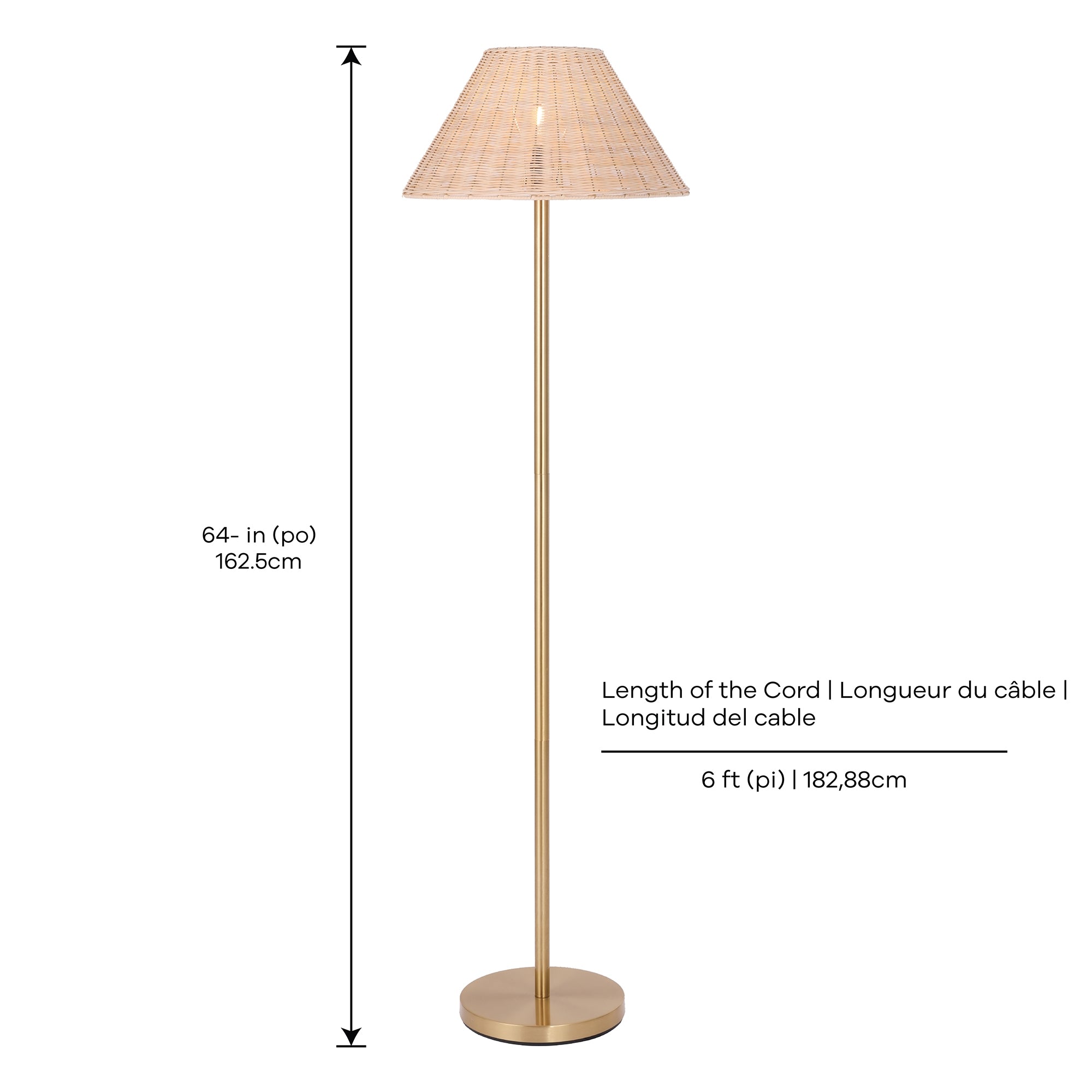 Bali 1-Light Floor Lamp