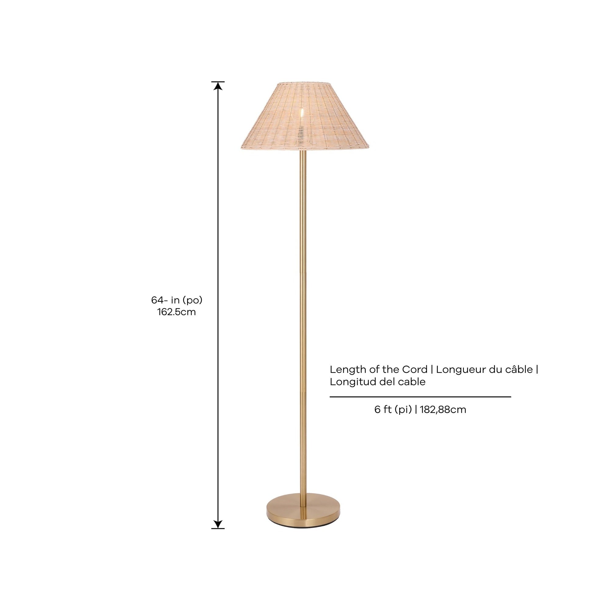 Bali 1-Light Floor Lamp