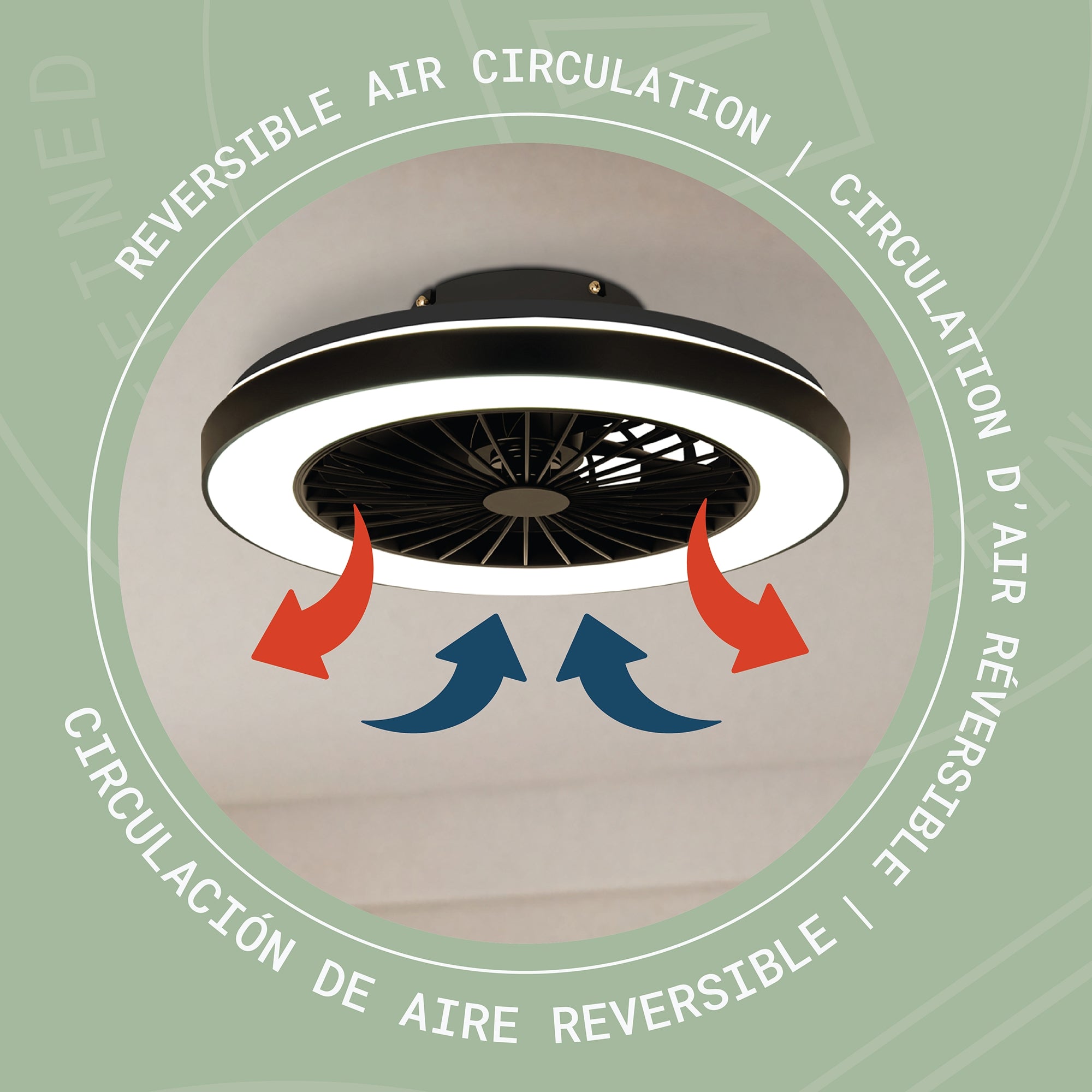Neo LED Fandelier