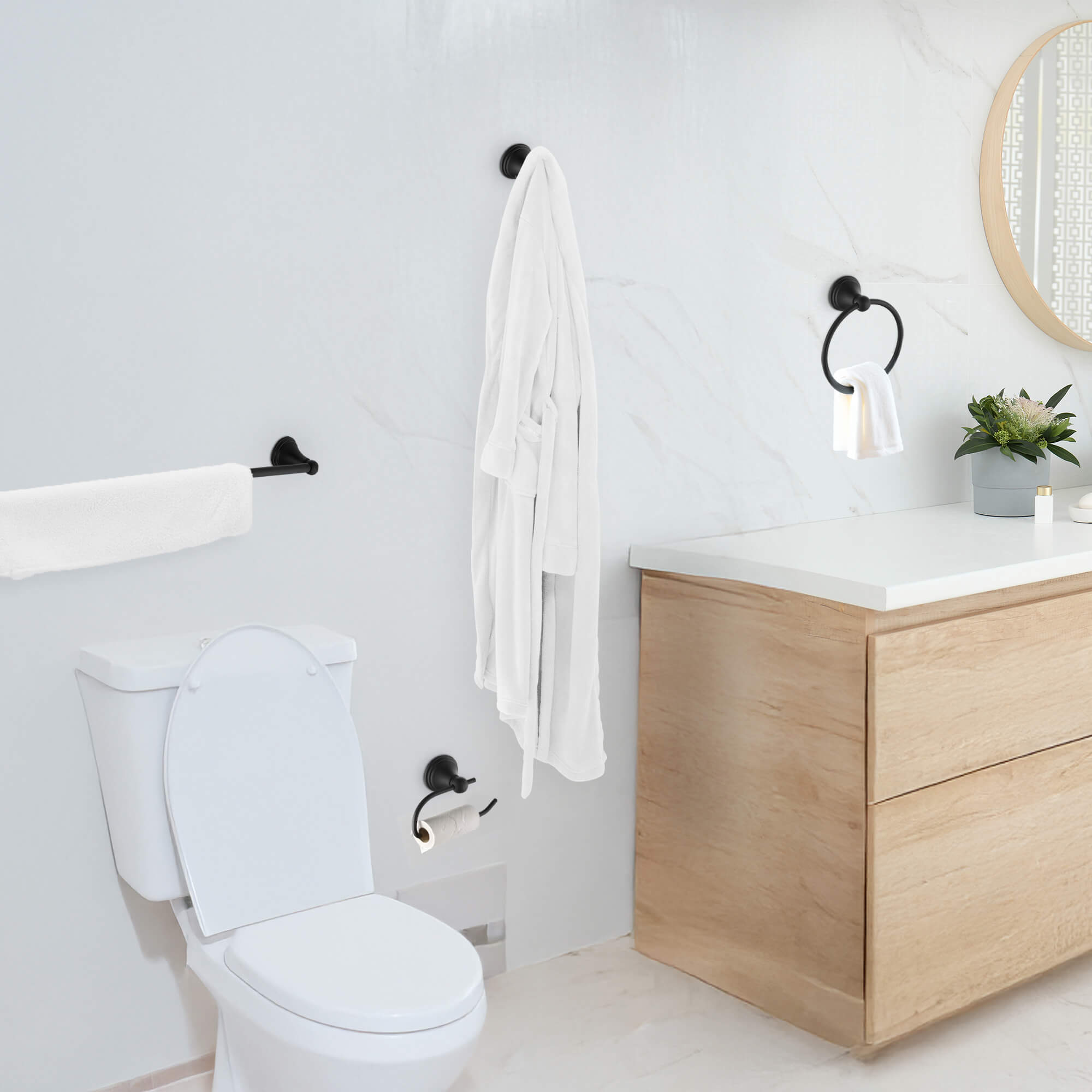 Dallas 4-Piece Set Wall Hardware