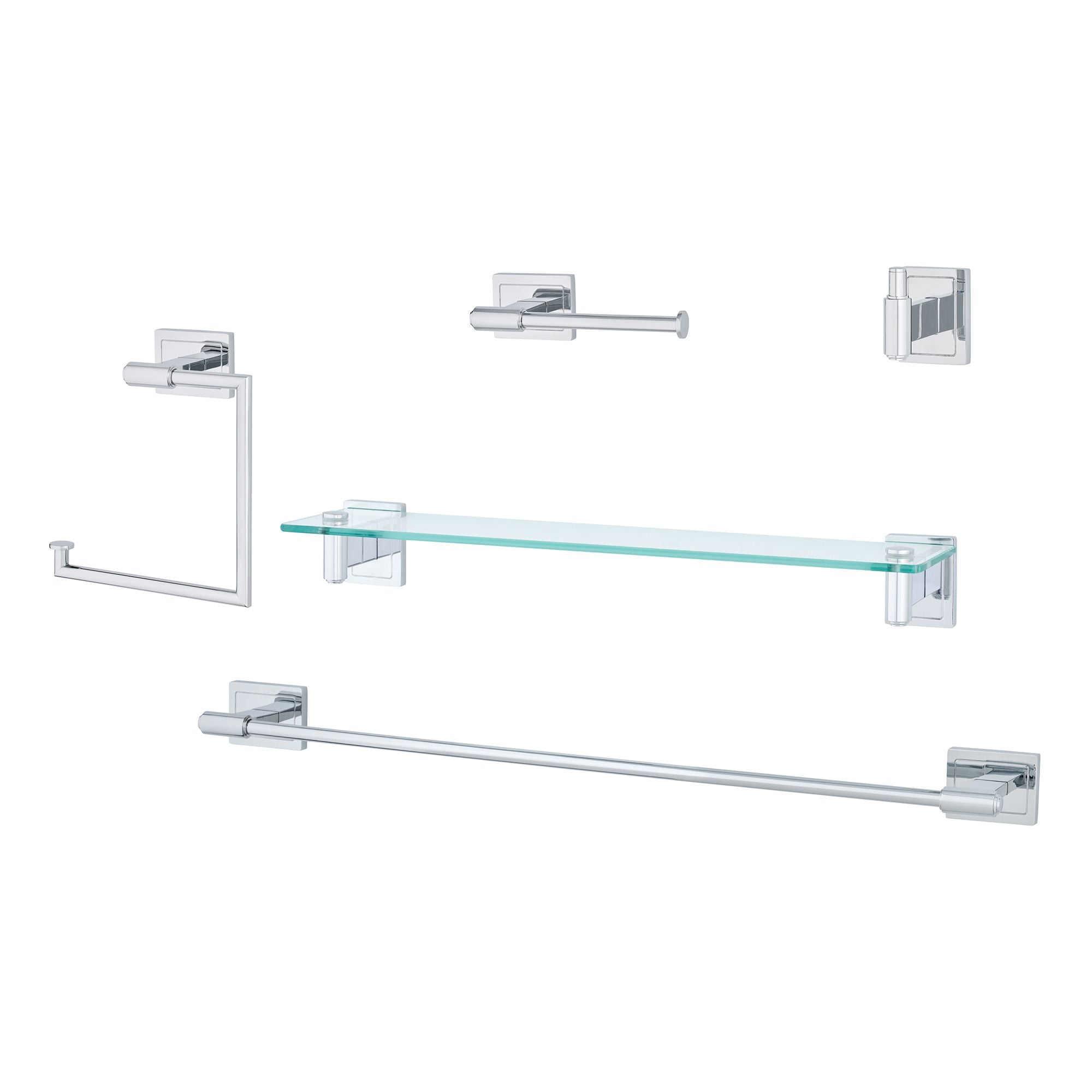 Luxor 5-Piece Wall Hardware Set