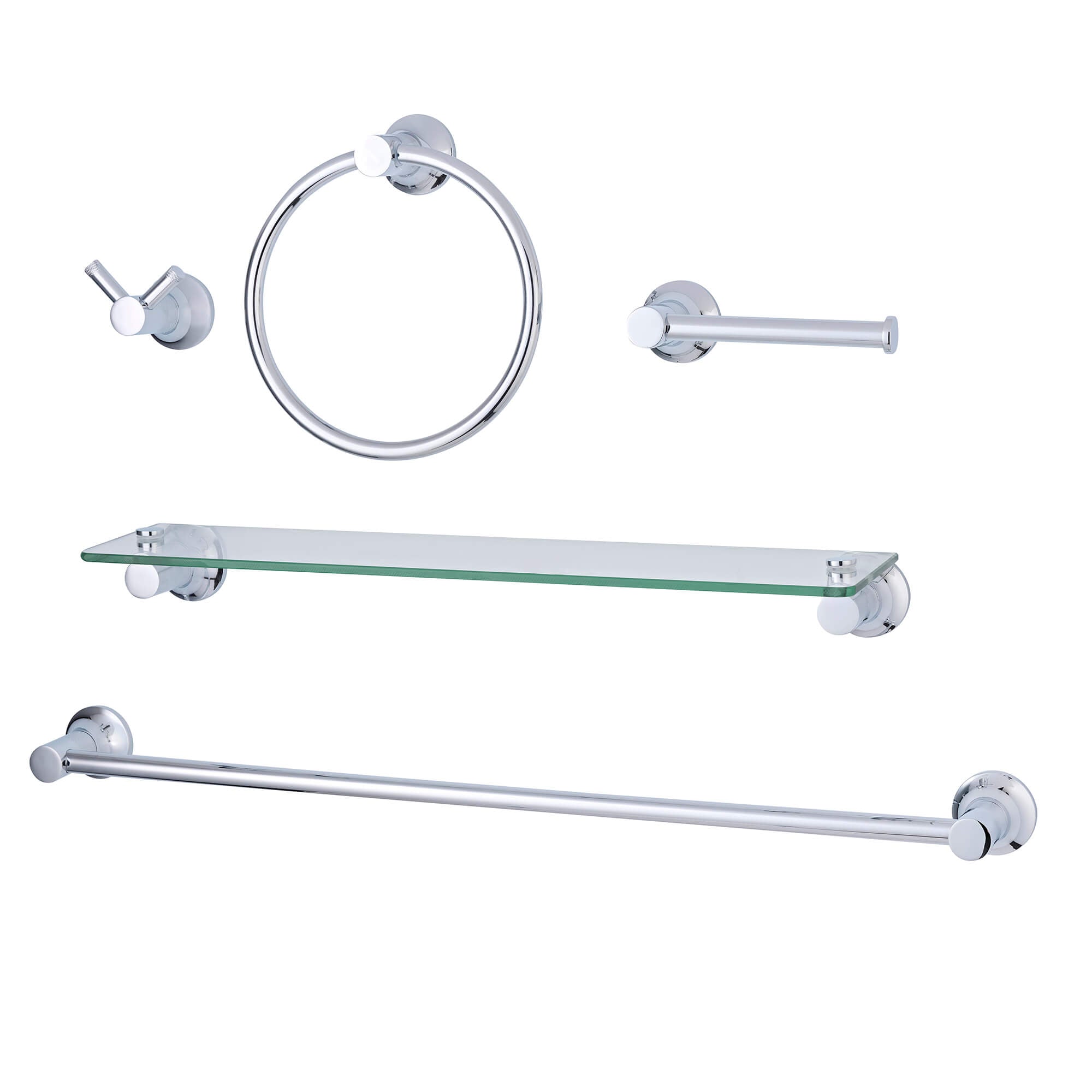 Knurl Wall Hardware Set