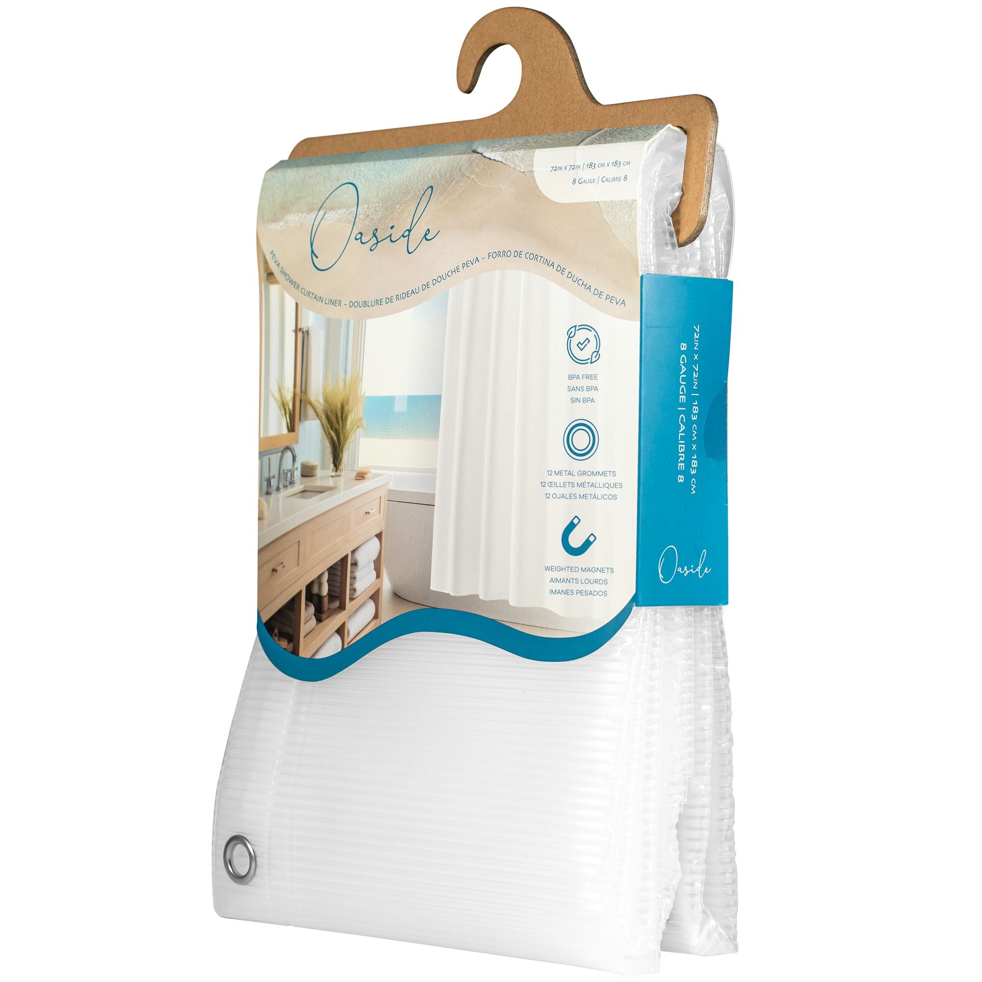 Stripes Shower Liner
