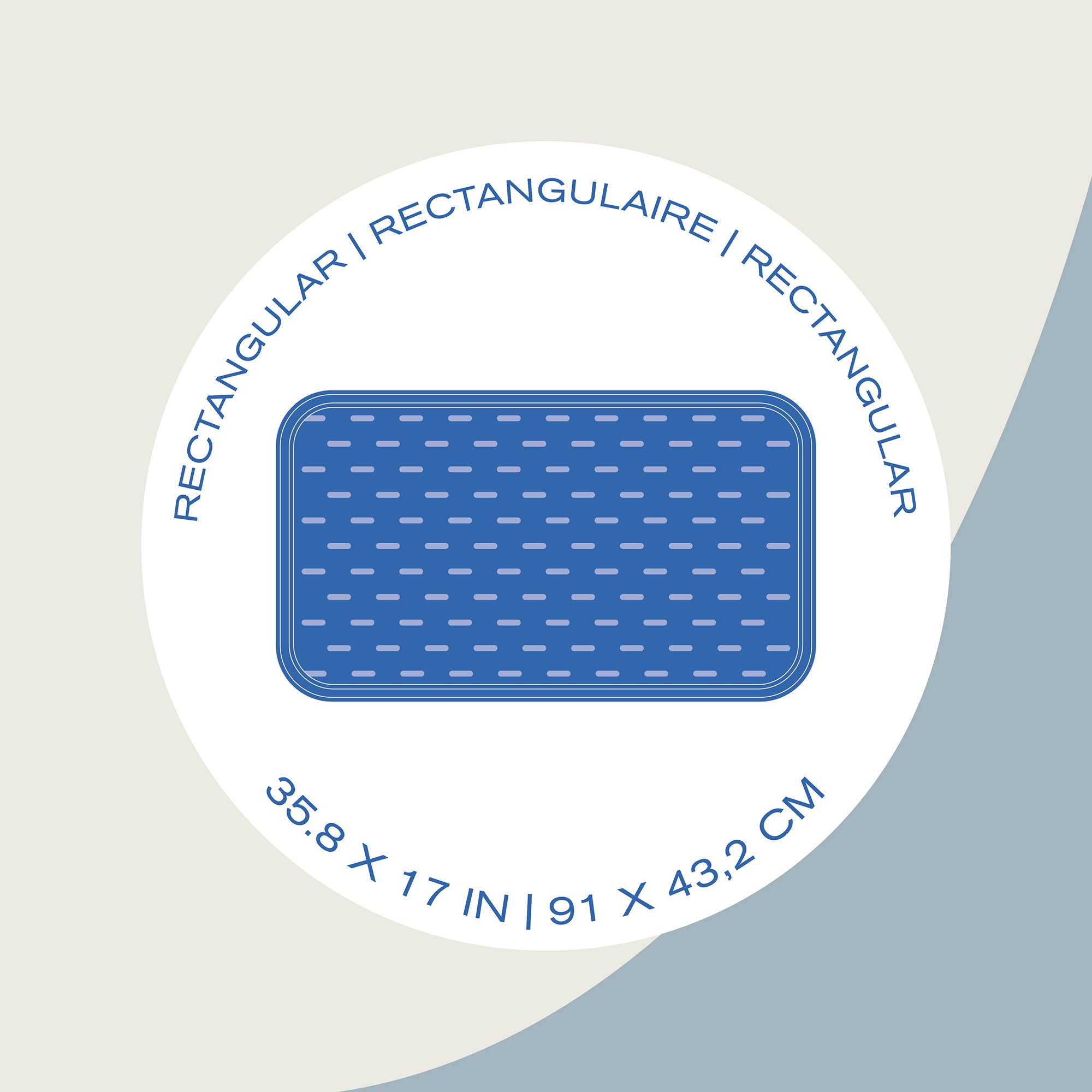 Rectangular Foam Bathmat