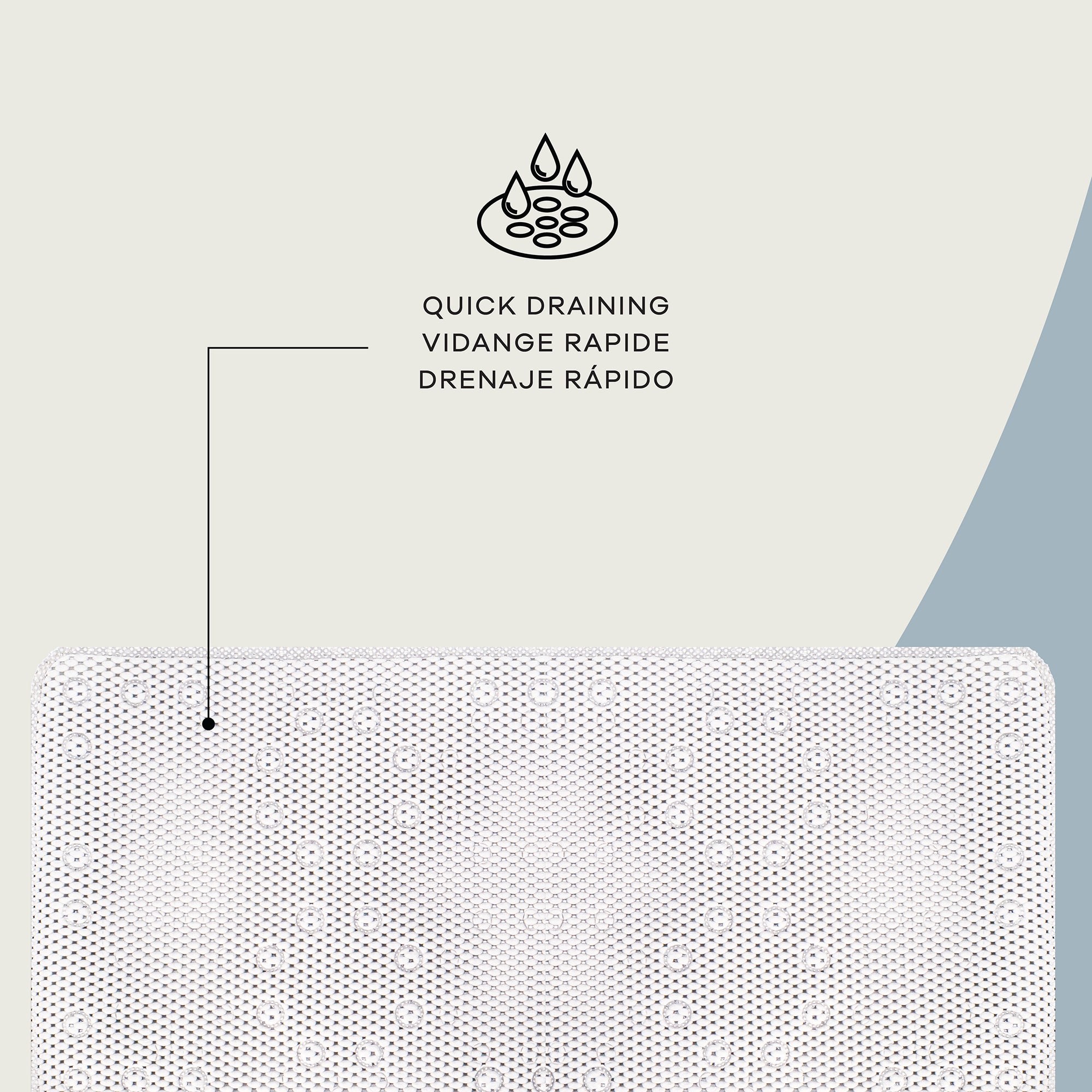 Rectangular Foam Bathmat