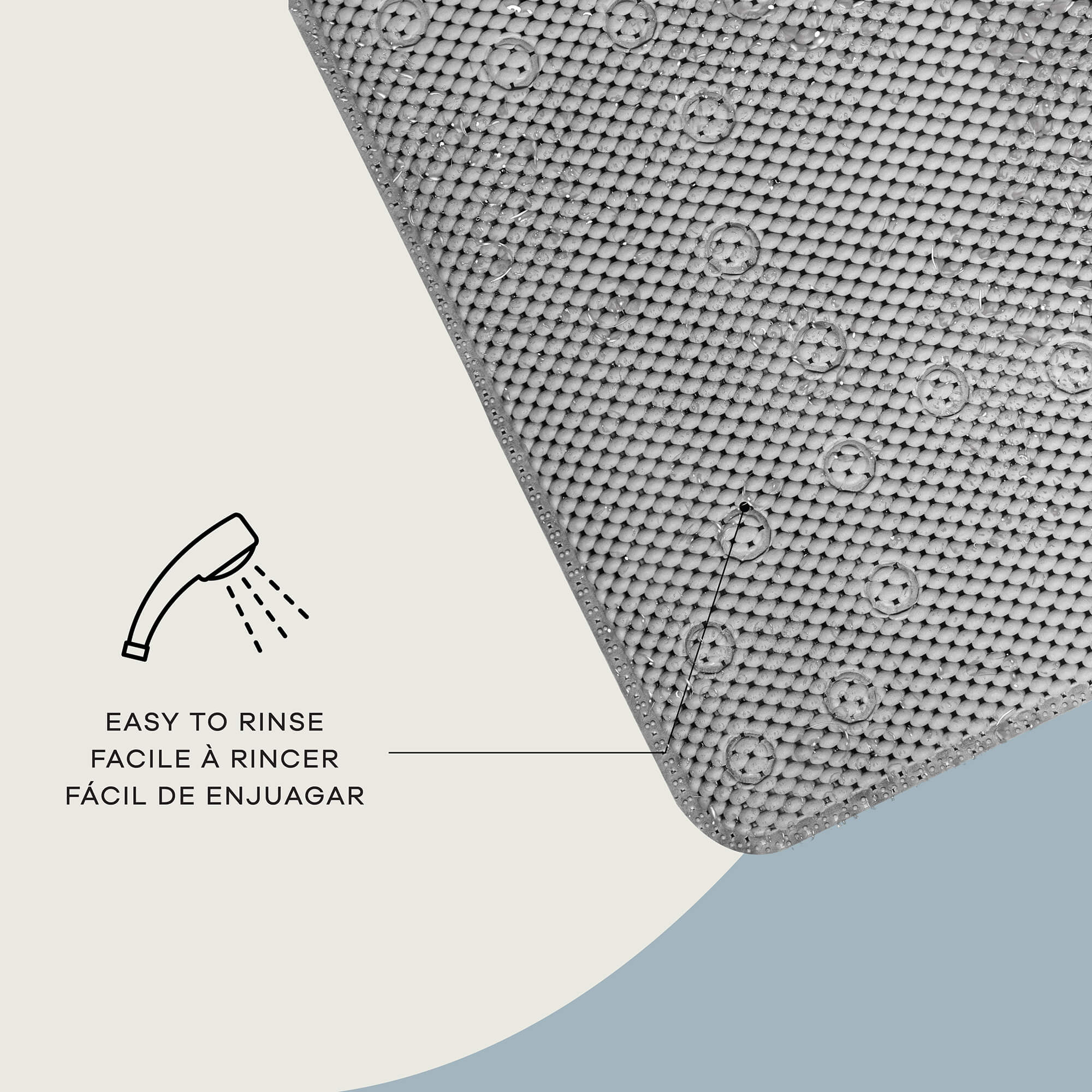 Siberia Square Shower Mat