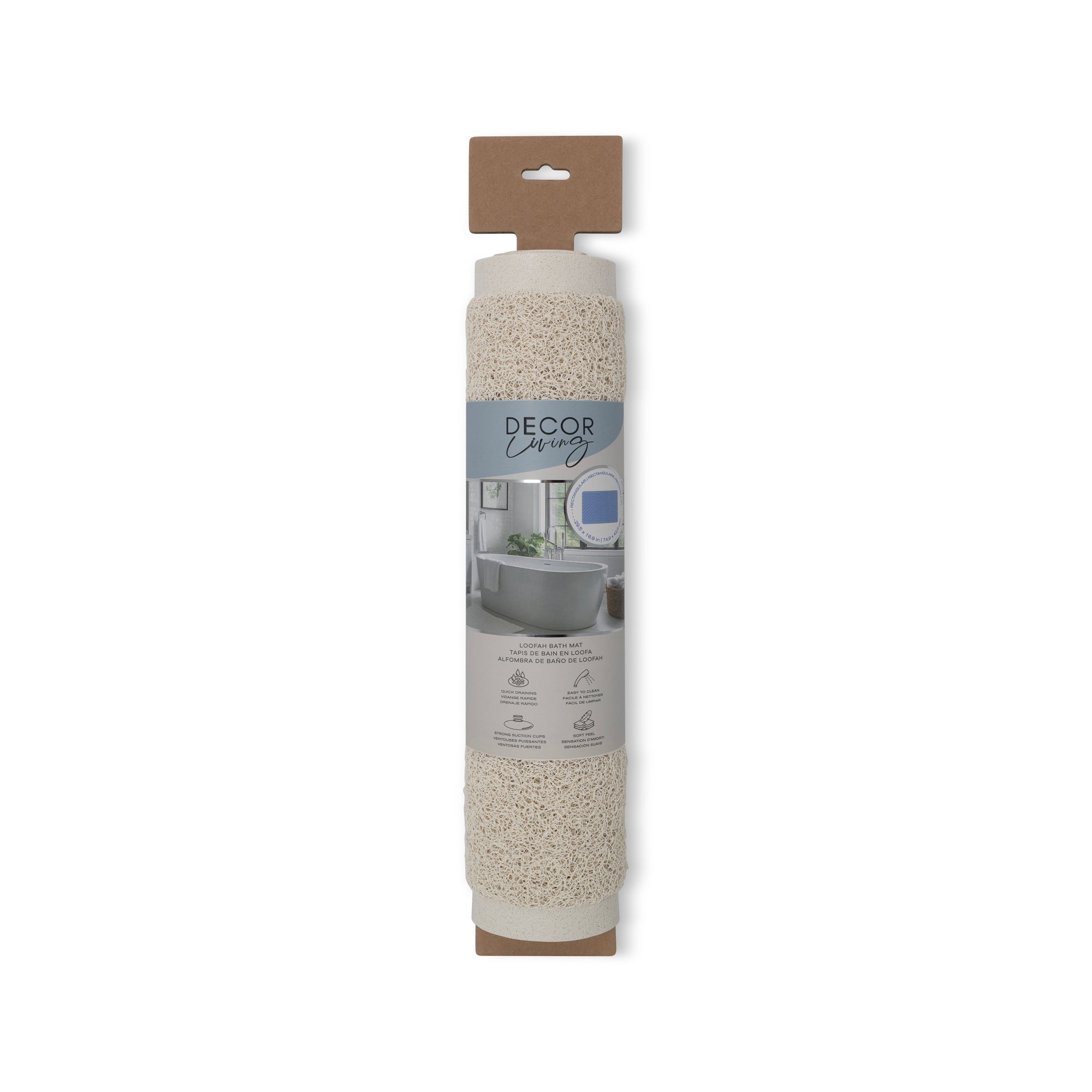 Rectangular Loofah Bathmat