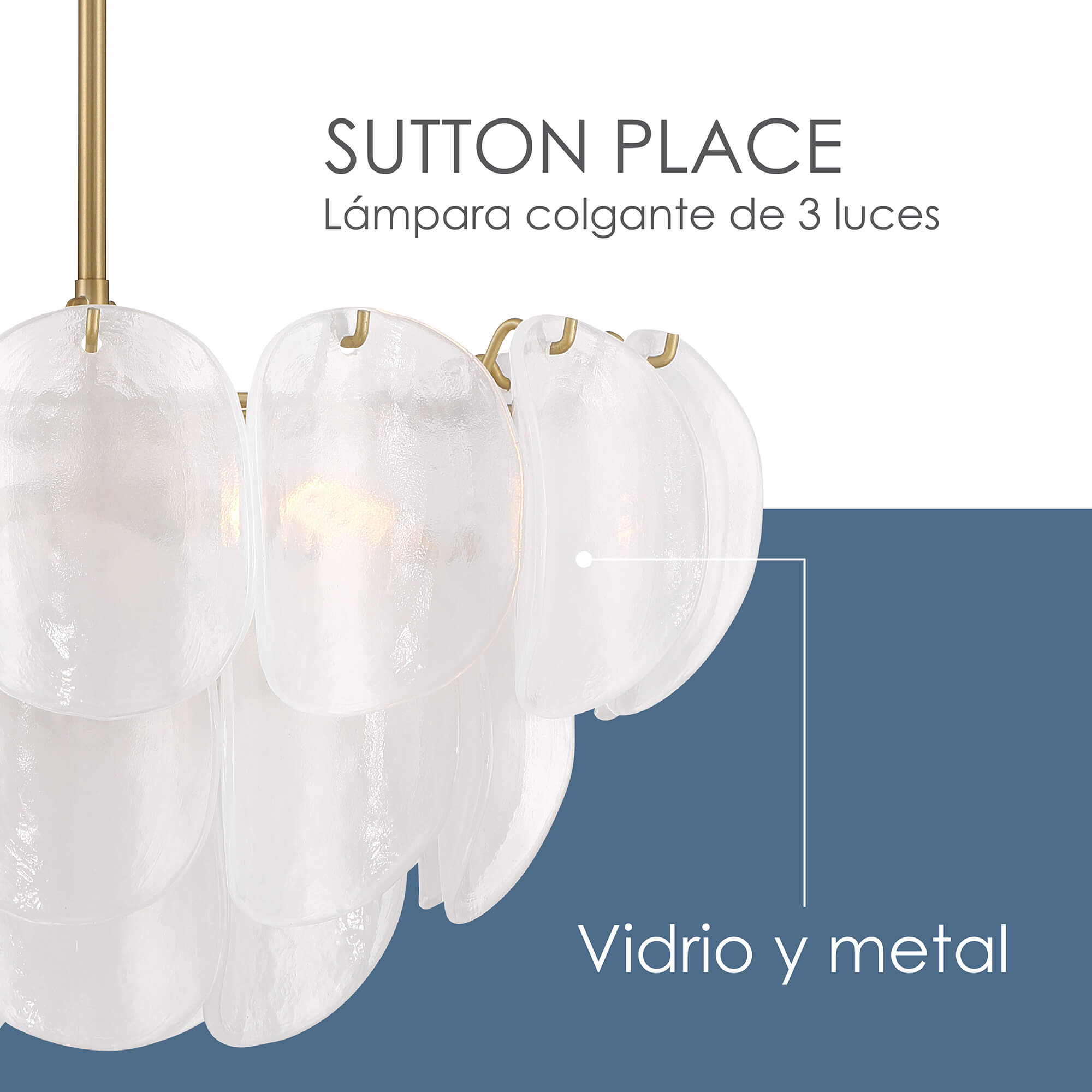 Sutton Place 3-Light Chandelier