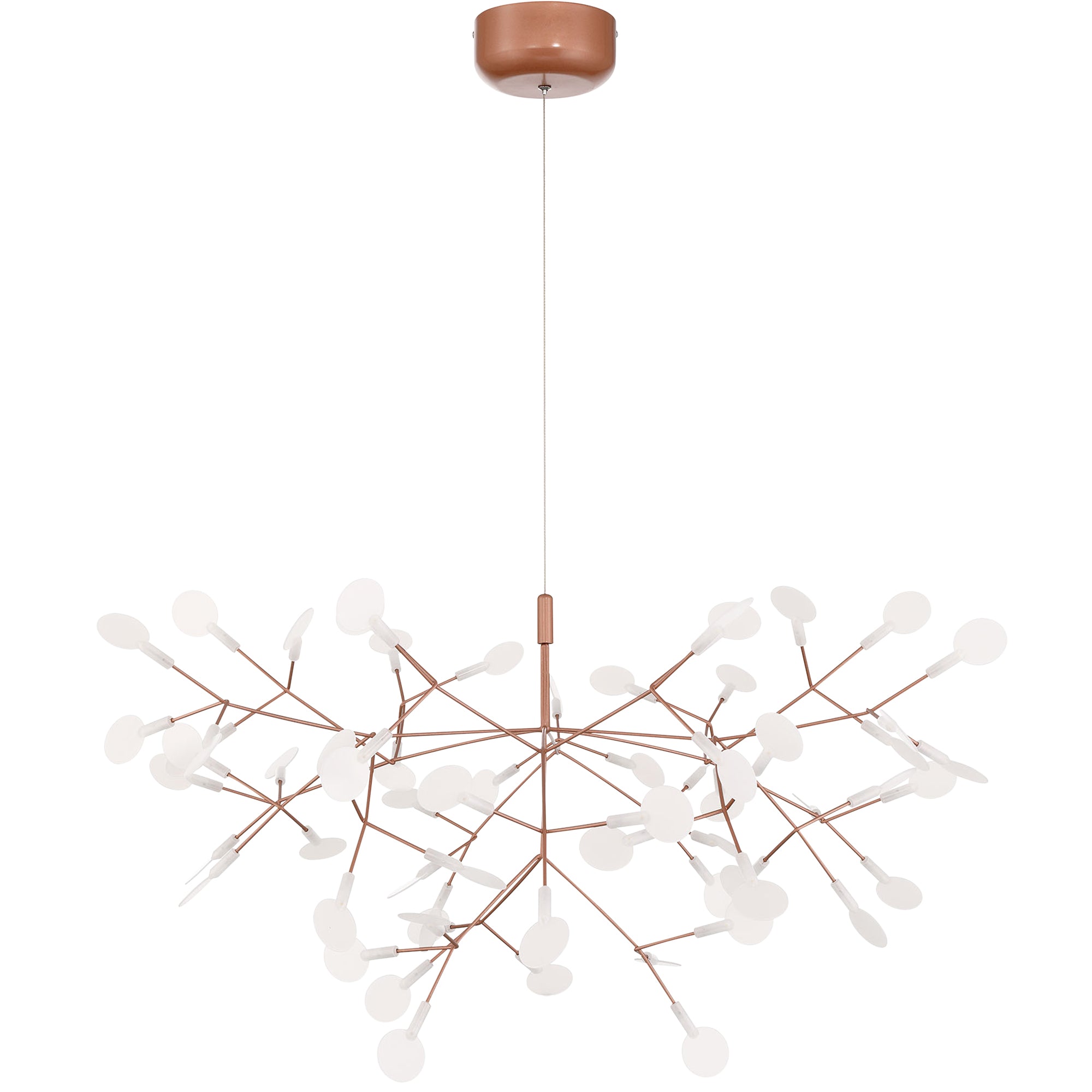 Lámpara de araña nórdica LED de 63 luces