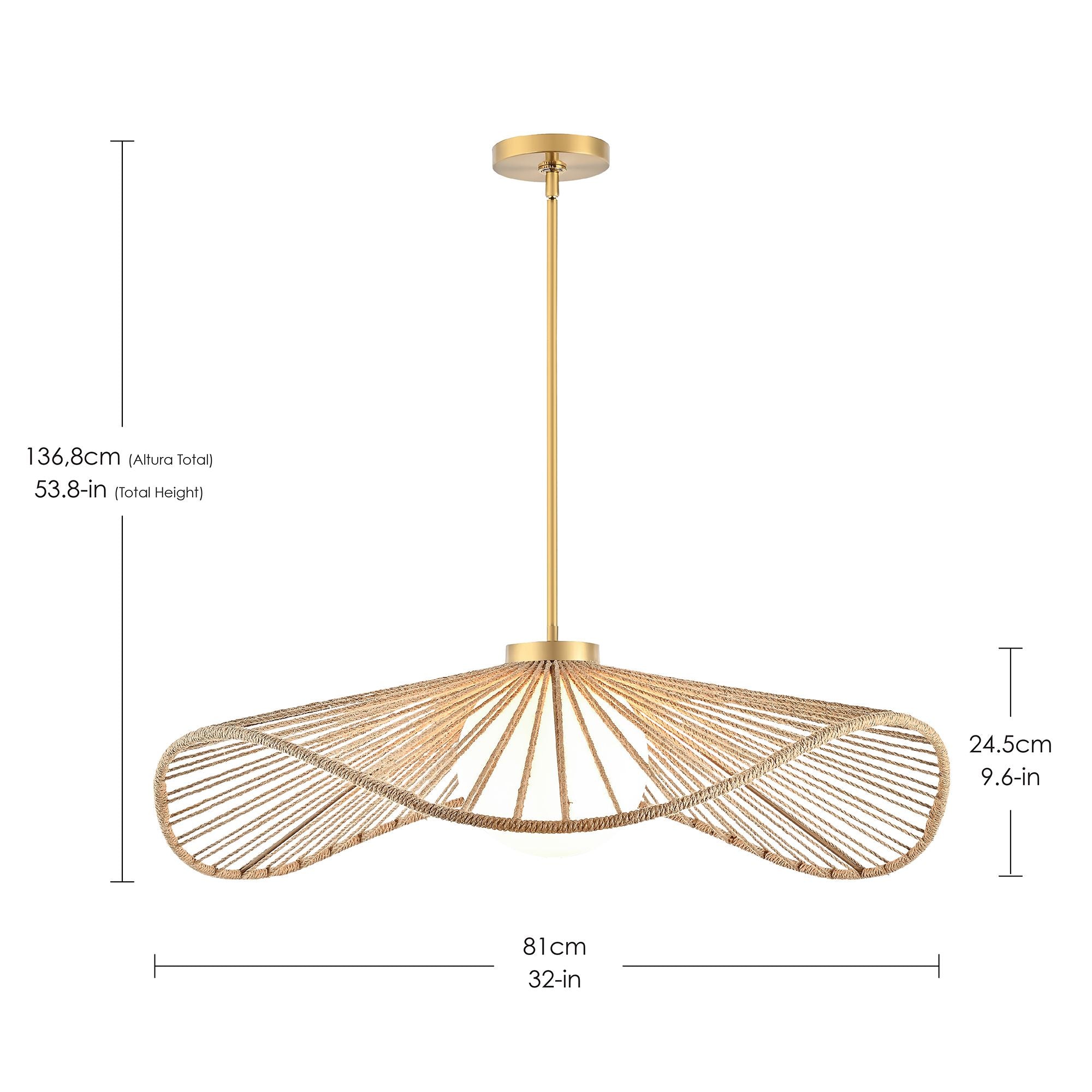 Amalfi 1-Light Chandelier