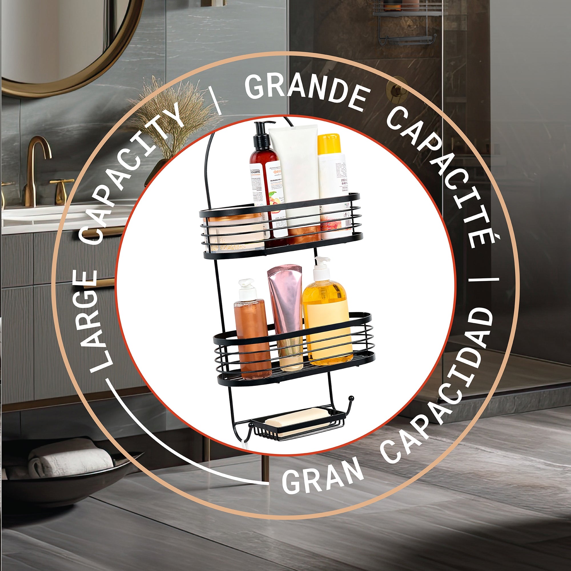 Linea 3-Tier Shower Caddy
