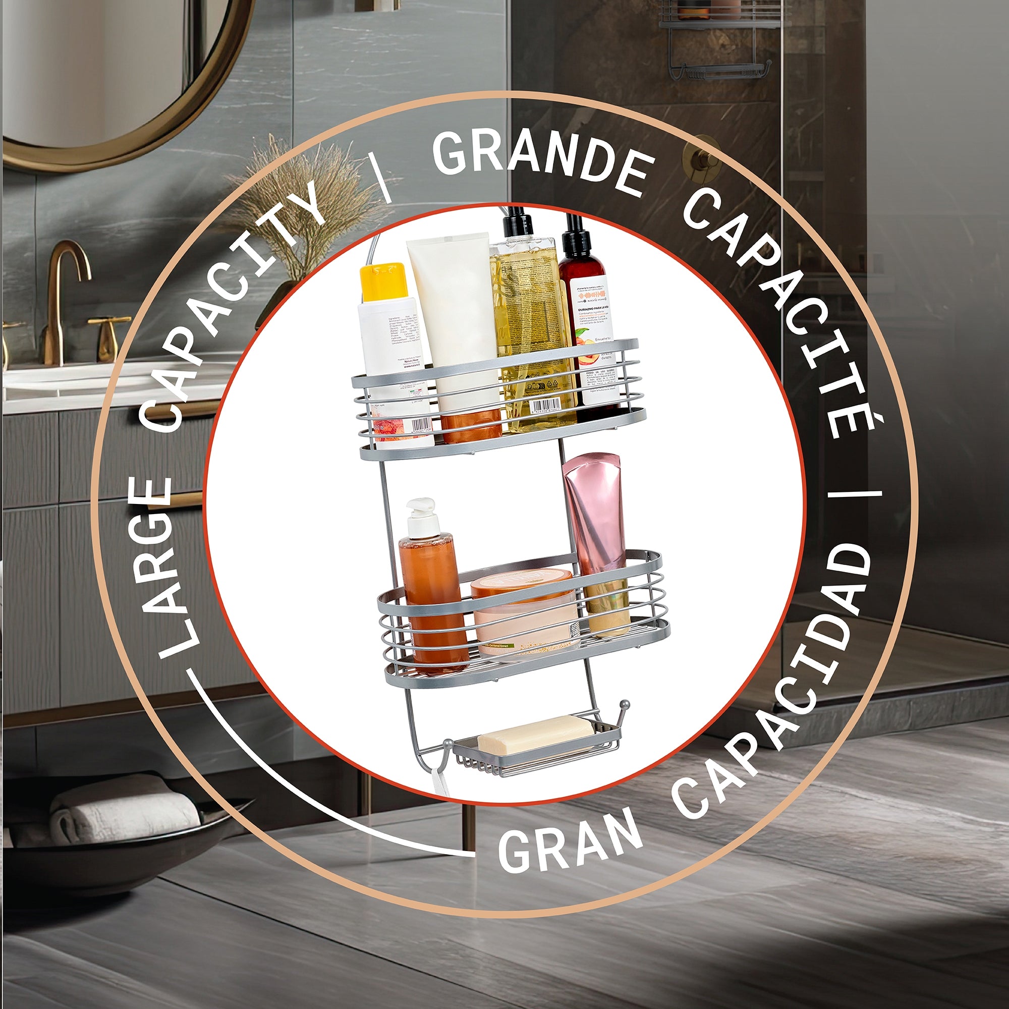 Linea 3-Tier Shower Caddy