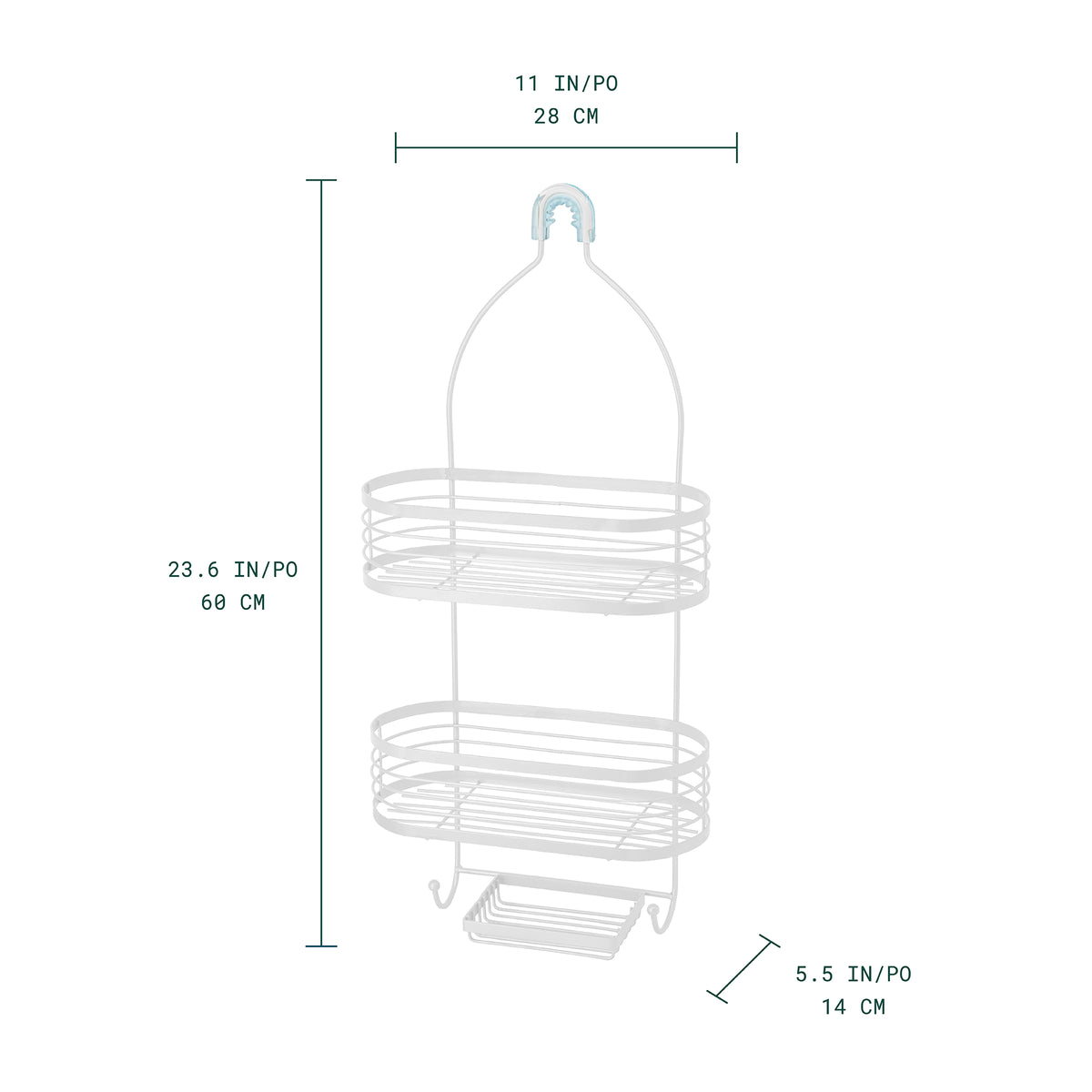 Linea 3-Tier Shower Caddy