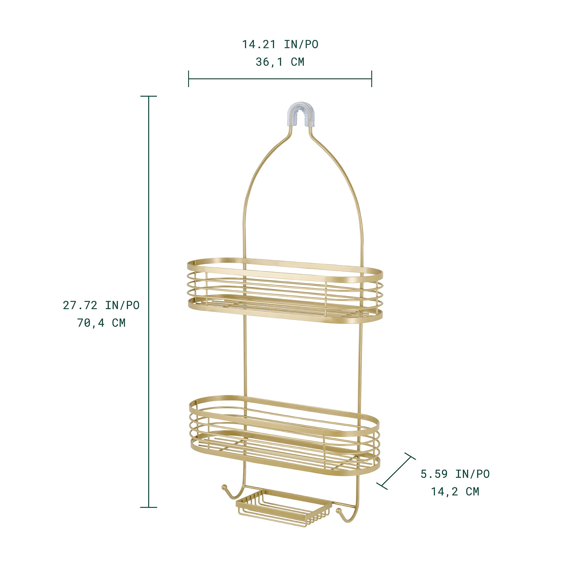 Linea 3-Tier Shower Caddy