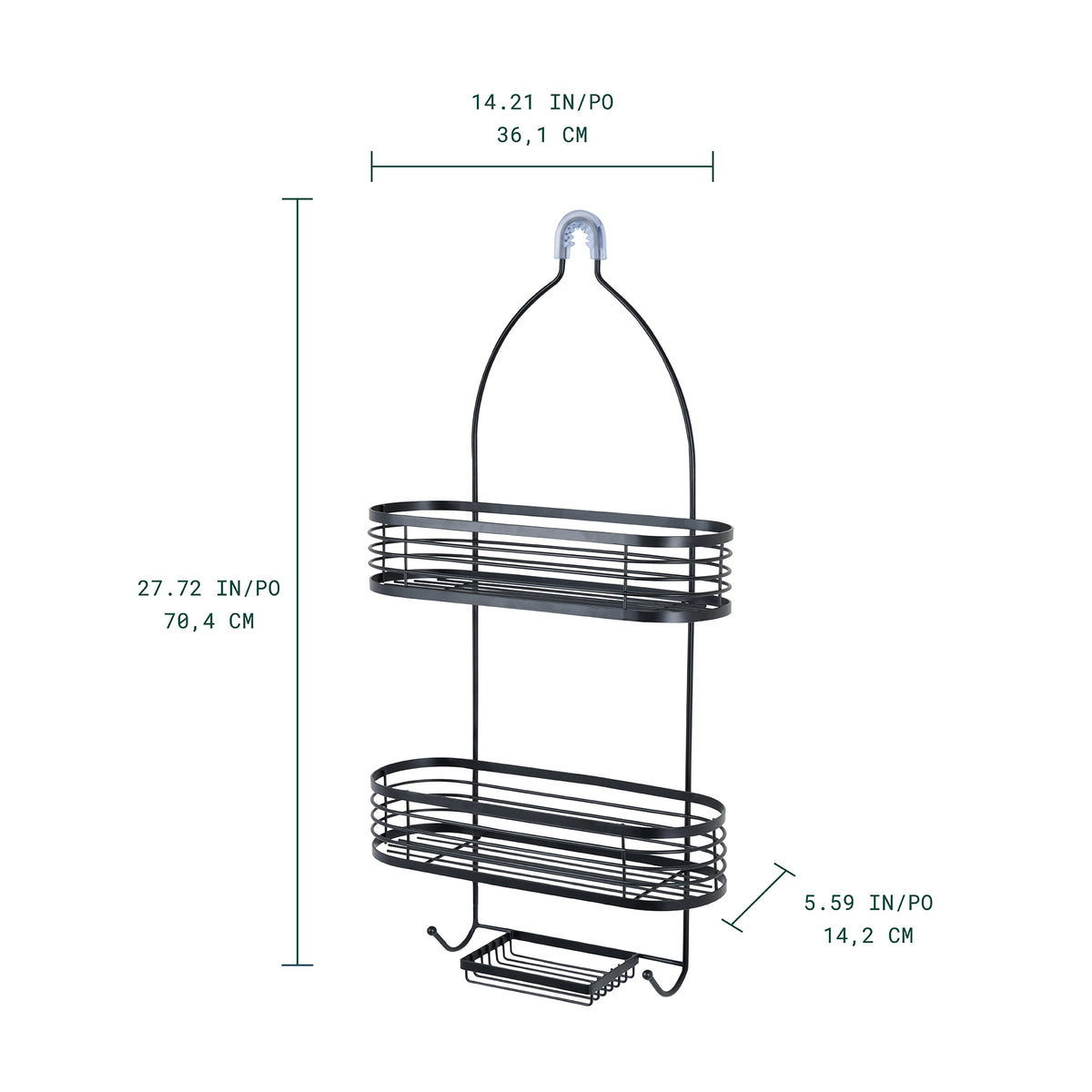Linea 3-Tier Shower Caddy