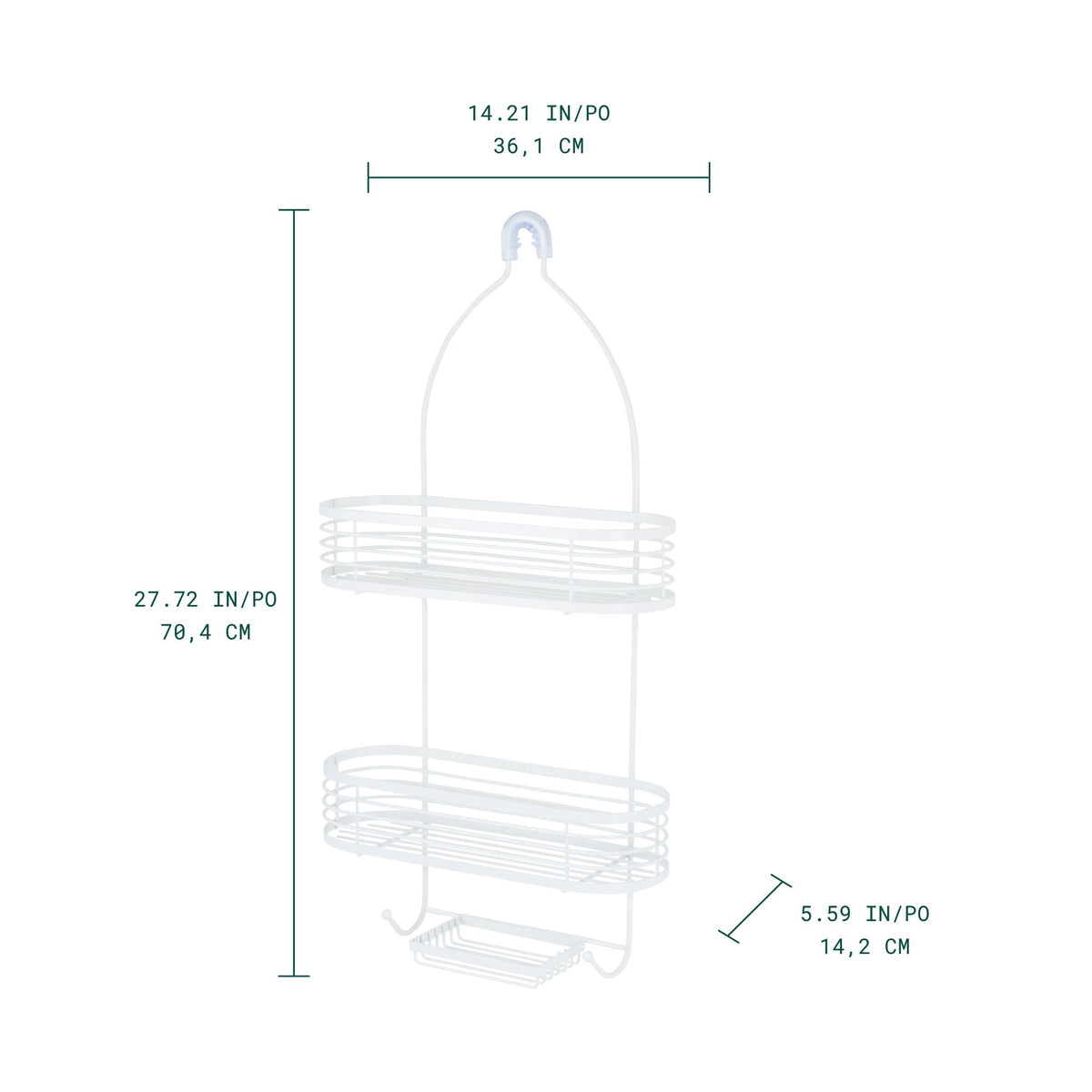 Linea 3-Tier Shower Caddy