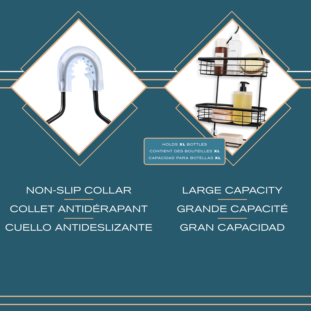 Rondo 3-Tier Shower Caddy