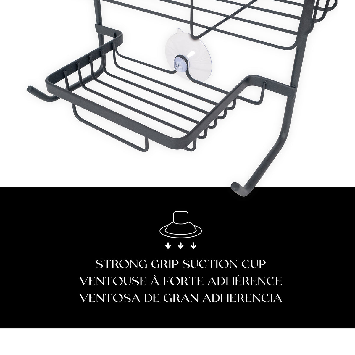 Rectangle 3-Tier Shower Caddy