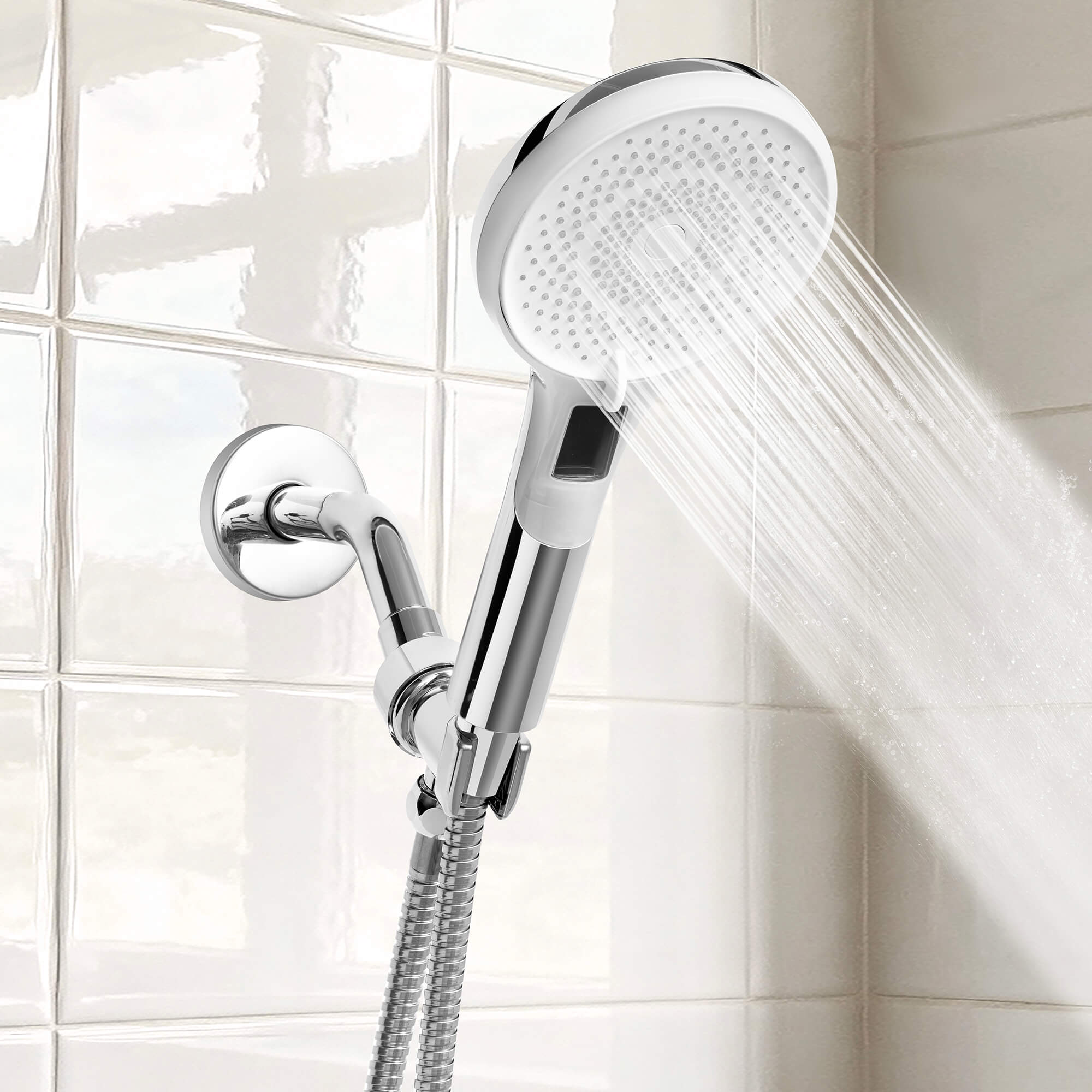 Novo Handheld Showerhead with LED Display