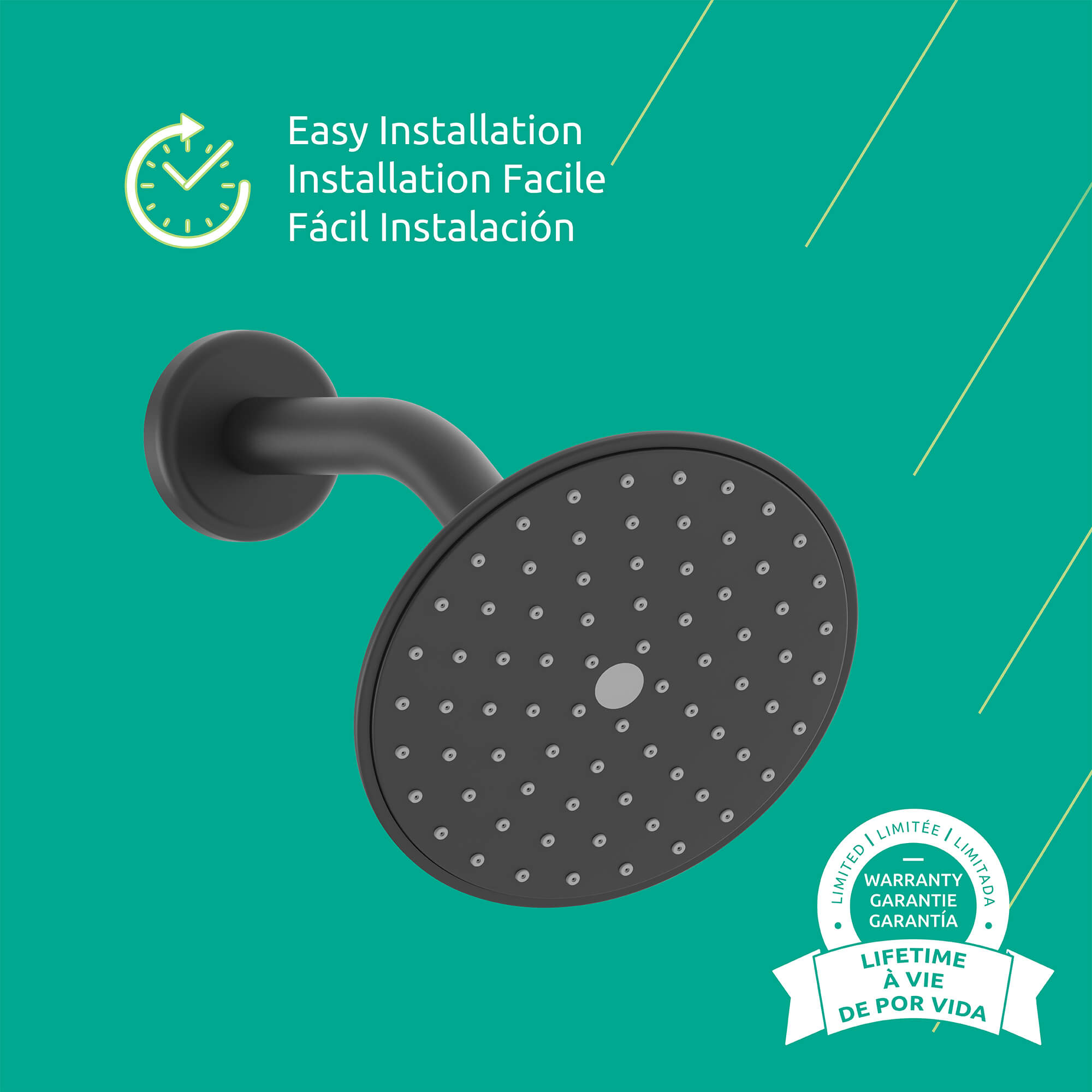Montana Showerhead 1-Function