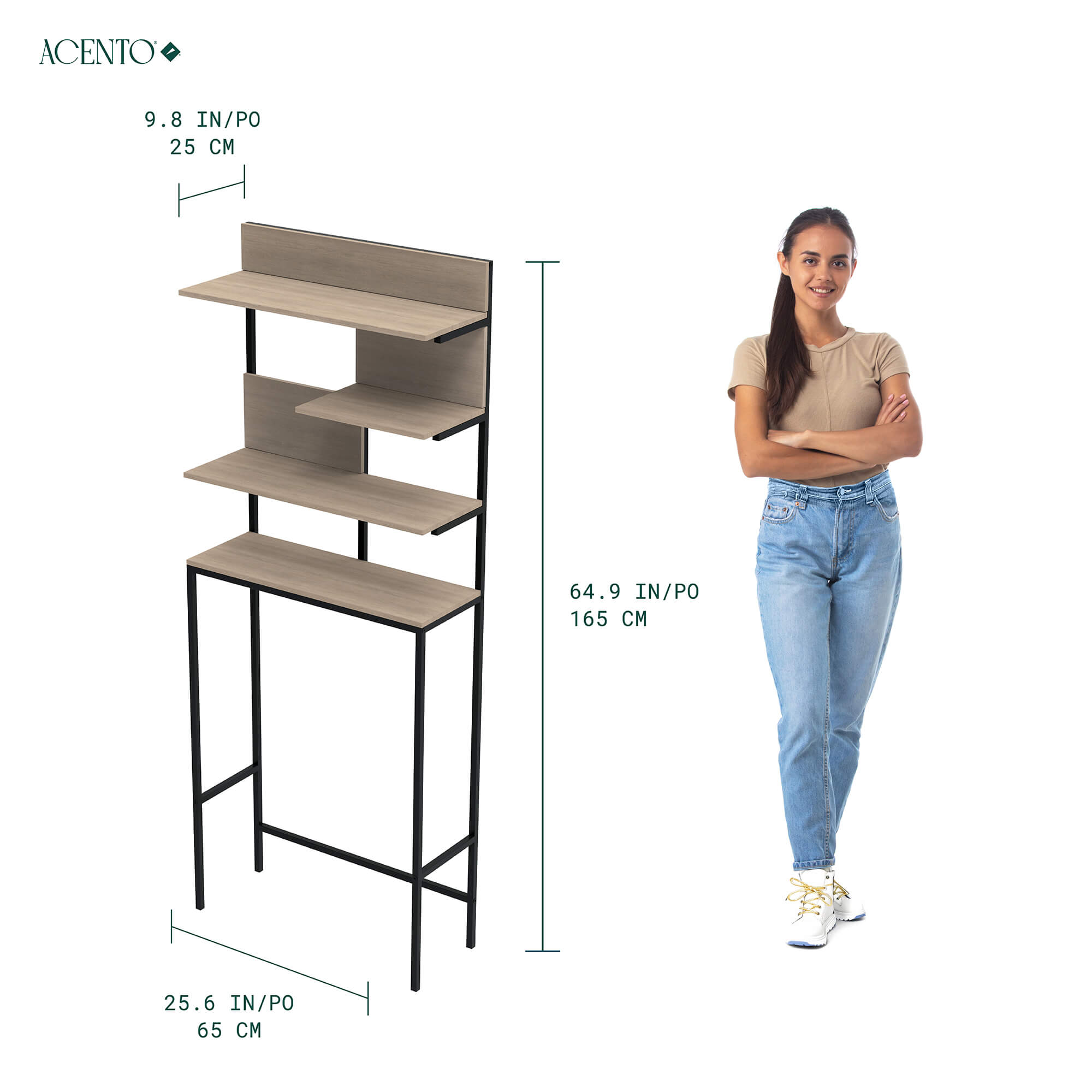 Clario Freestanding 4-Tier Space Saver