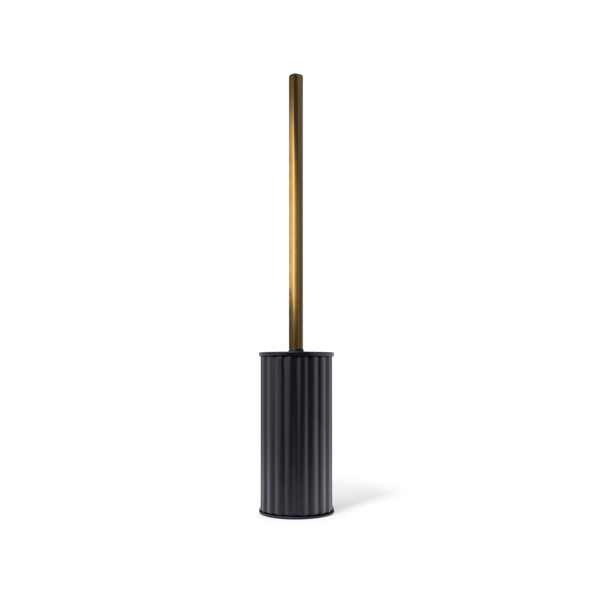 #color_Ribbed Matte Black Gold