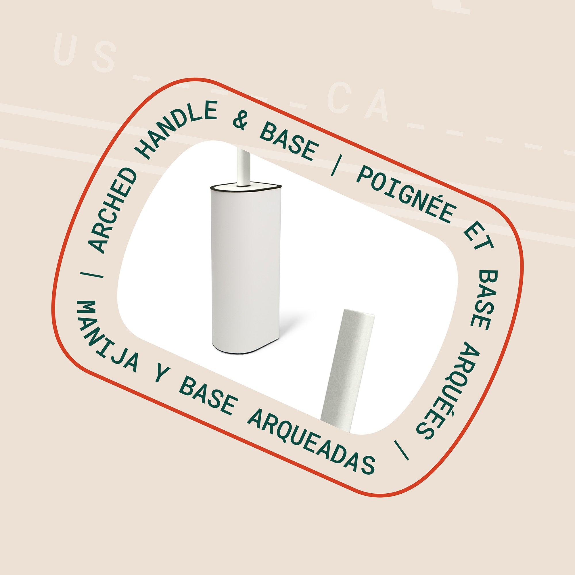 Carrava Arched Tall Tollet Brush
