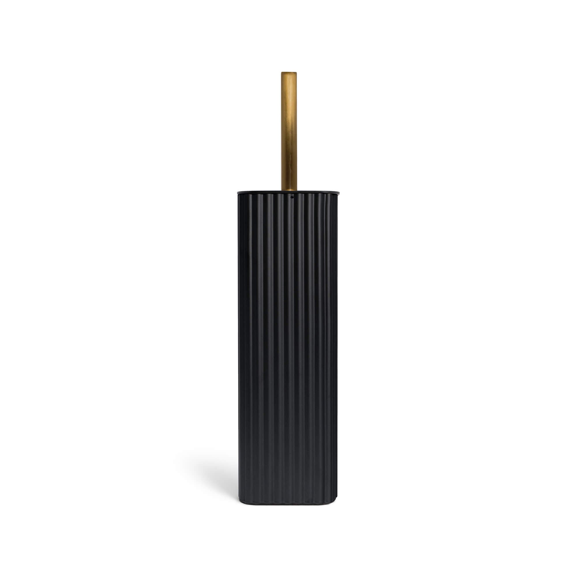 #color_Ribbed Matte Black Gold