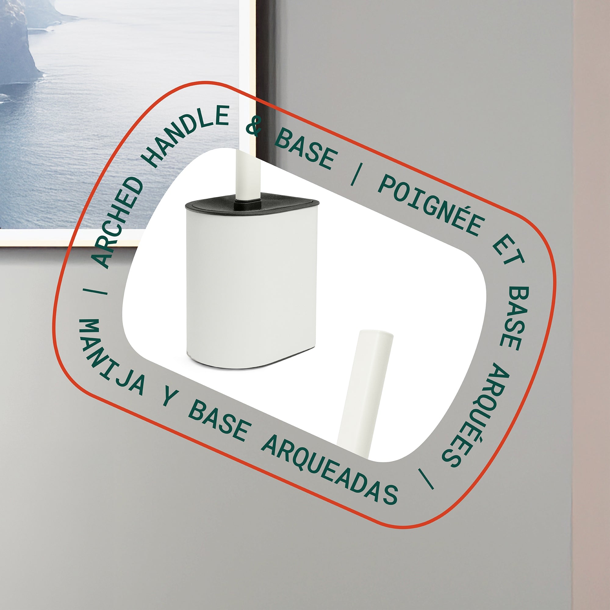Arvia Arched Short Toilet Brush