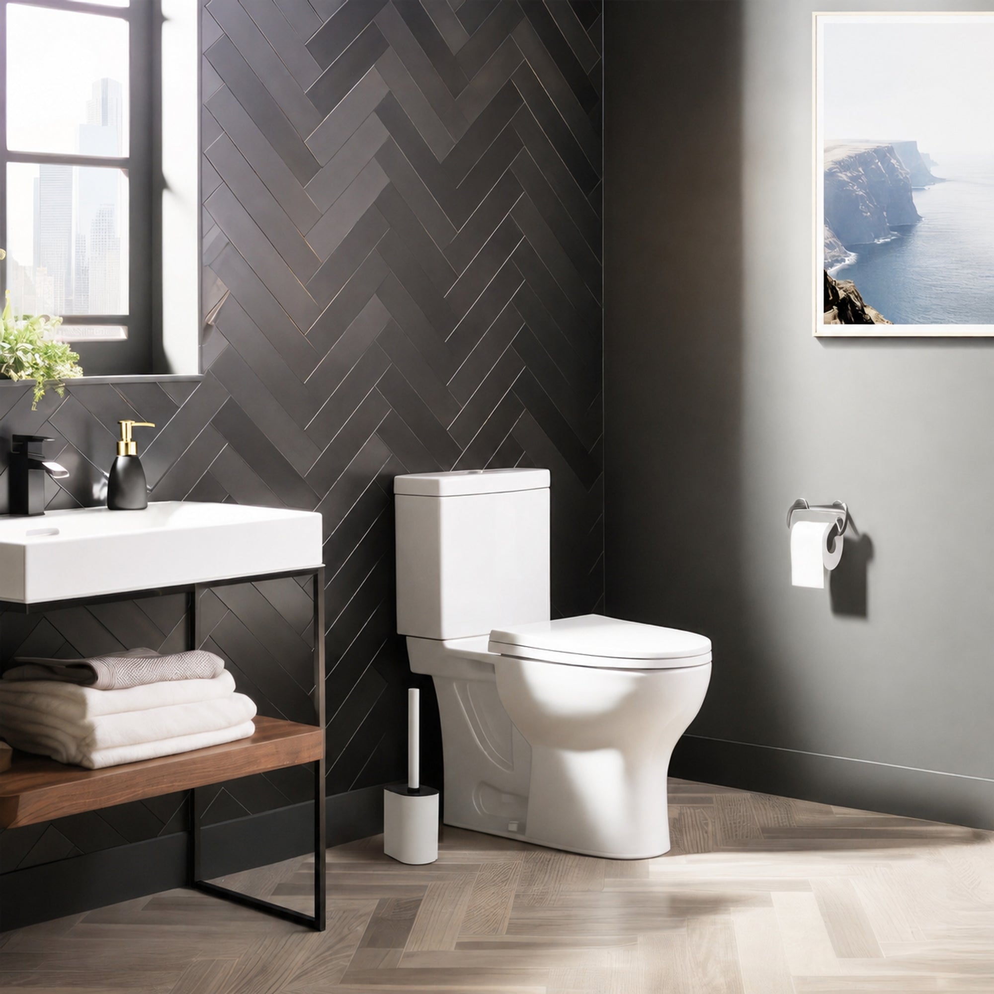 Arvia Arched Short Toilet Brush