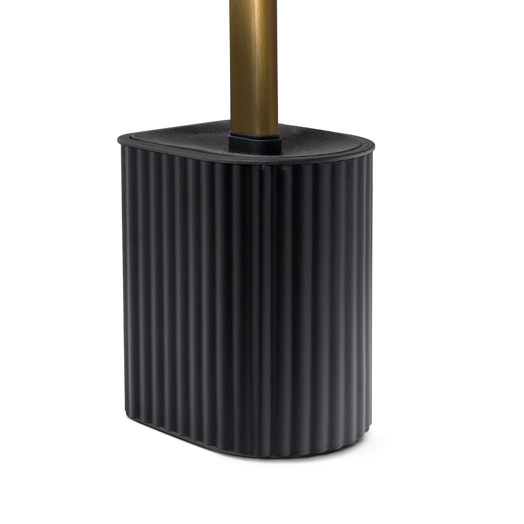 #color_Ribbed Matte Black Gold