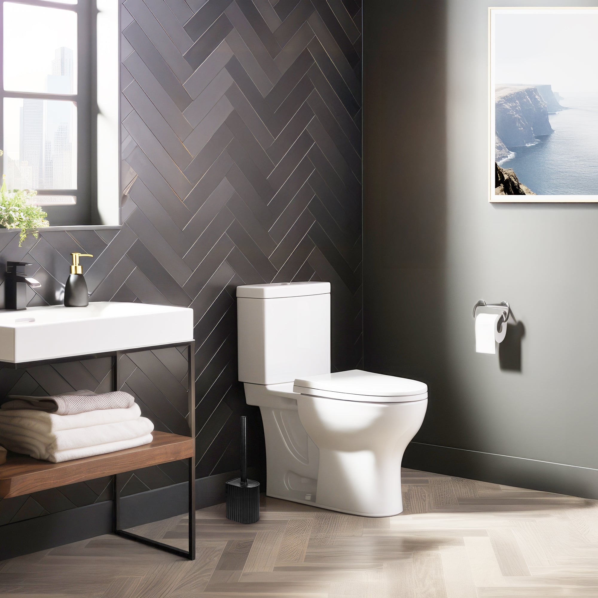 Arvia Arched Short Toilet Brush
