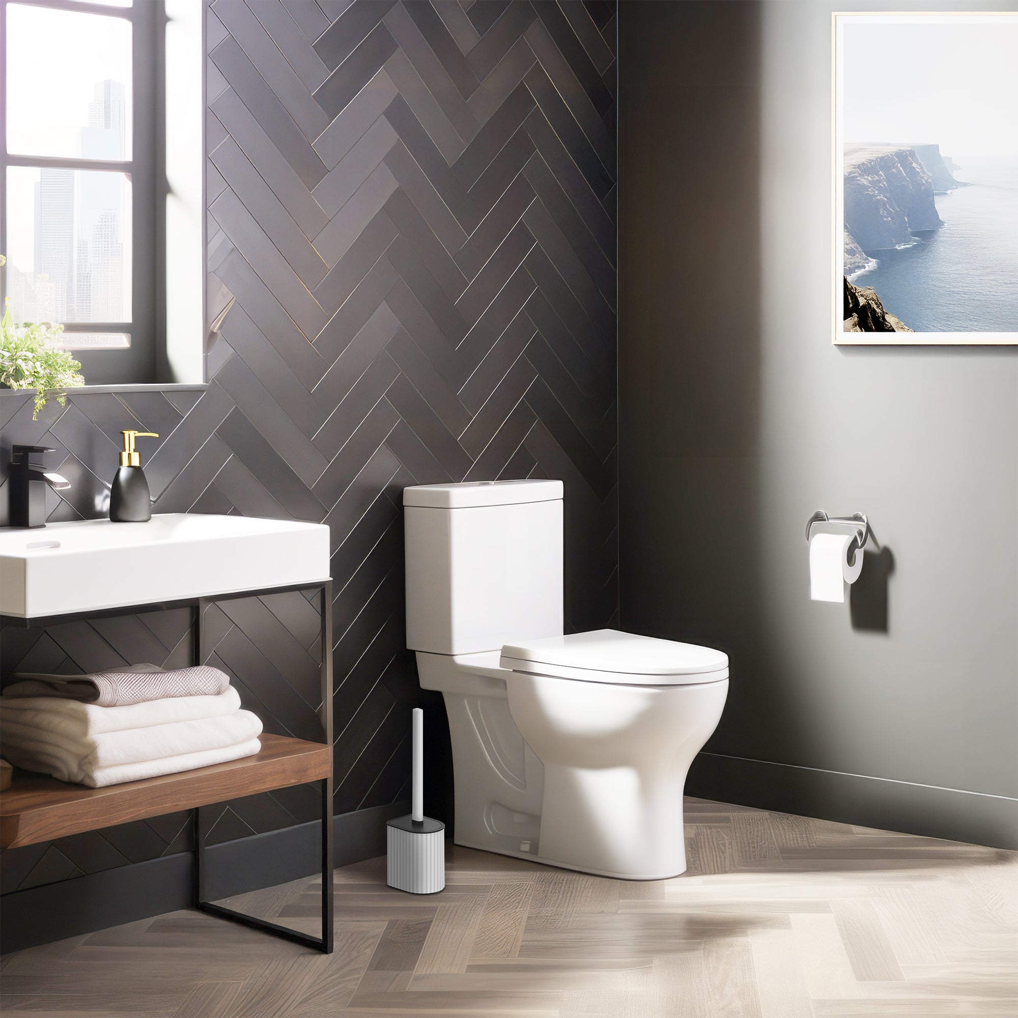 #color_Ribbed Matte White